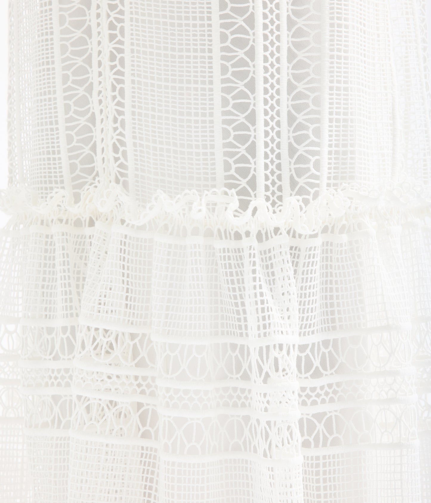 Lace Short Sleeve Gown