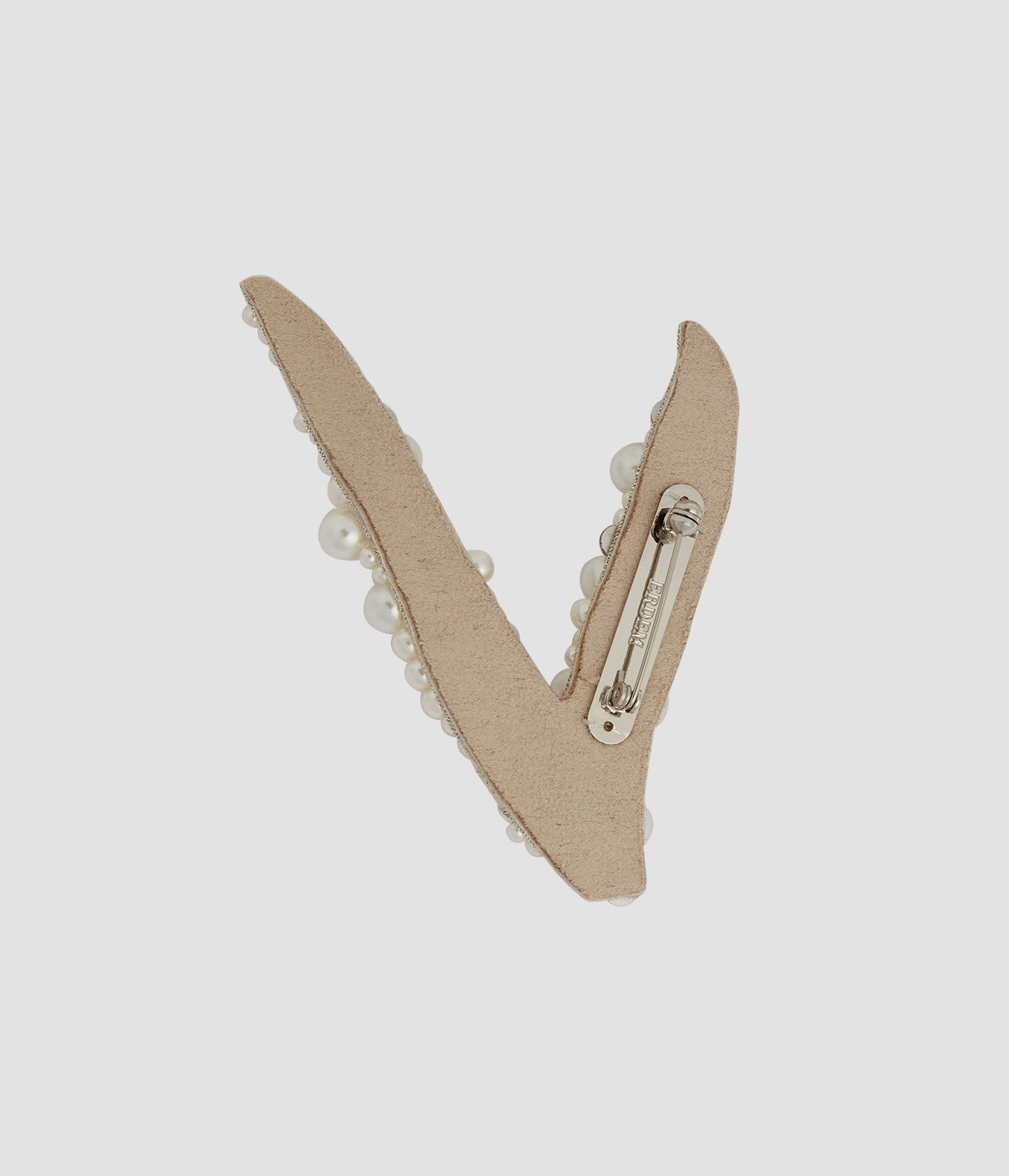 Pearl Alphabet Brooch V