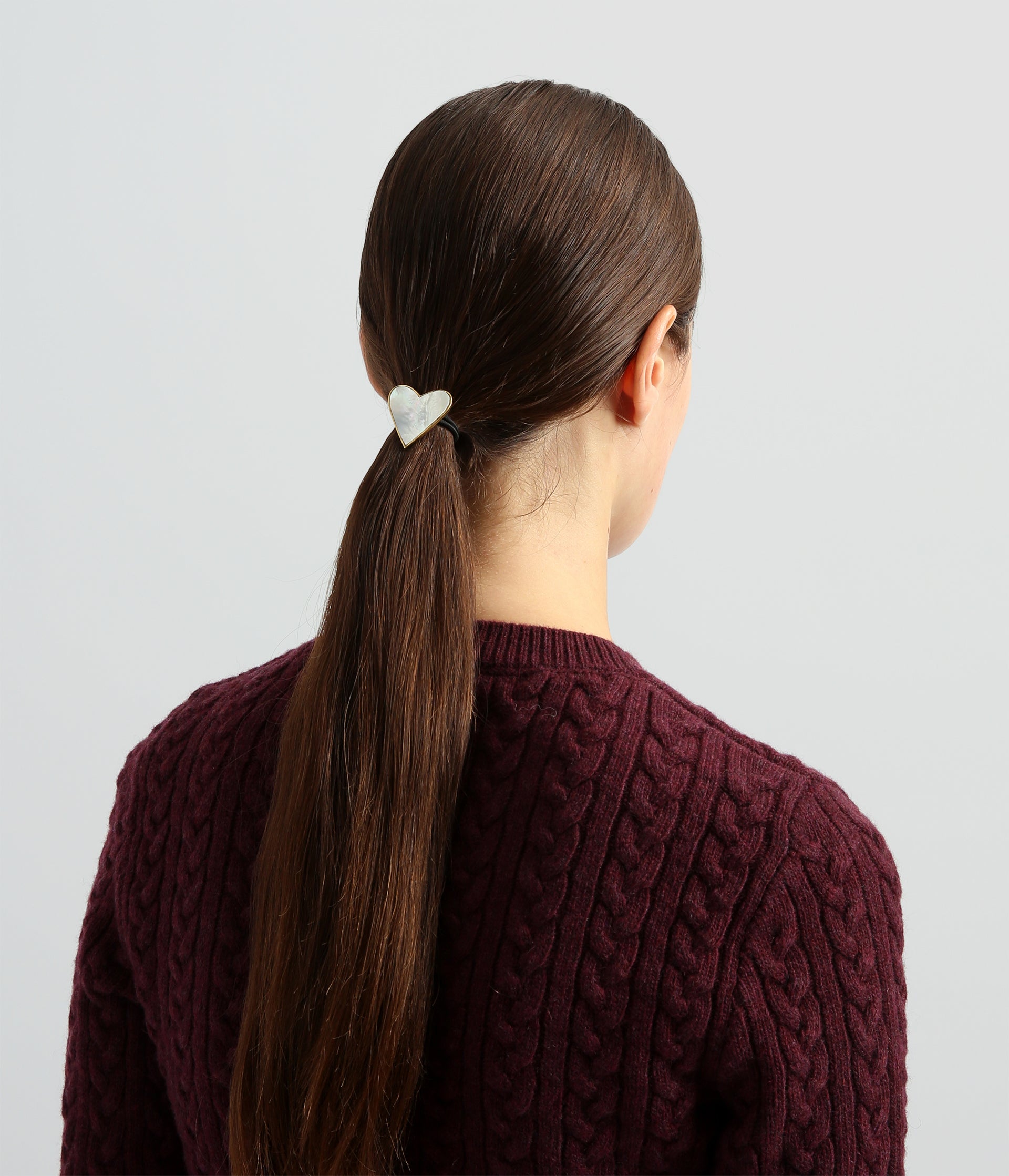 Mother Of Pearl Heart Hair Tie | Erdem.com – ERDEM