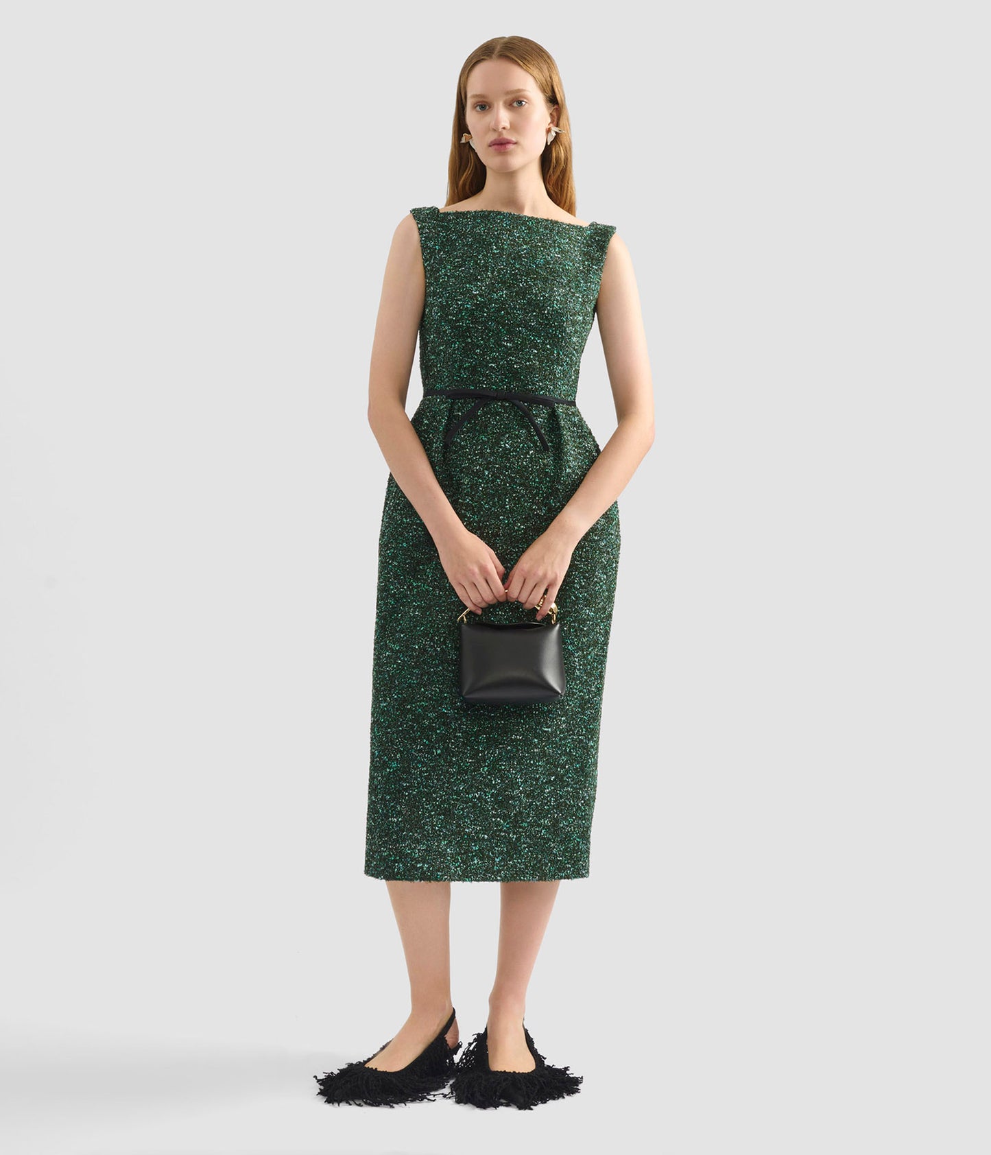 Sleeveless Pencil Midi Dress