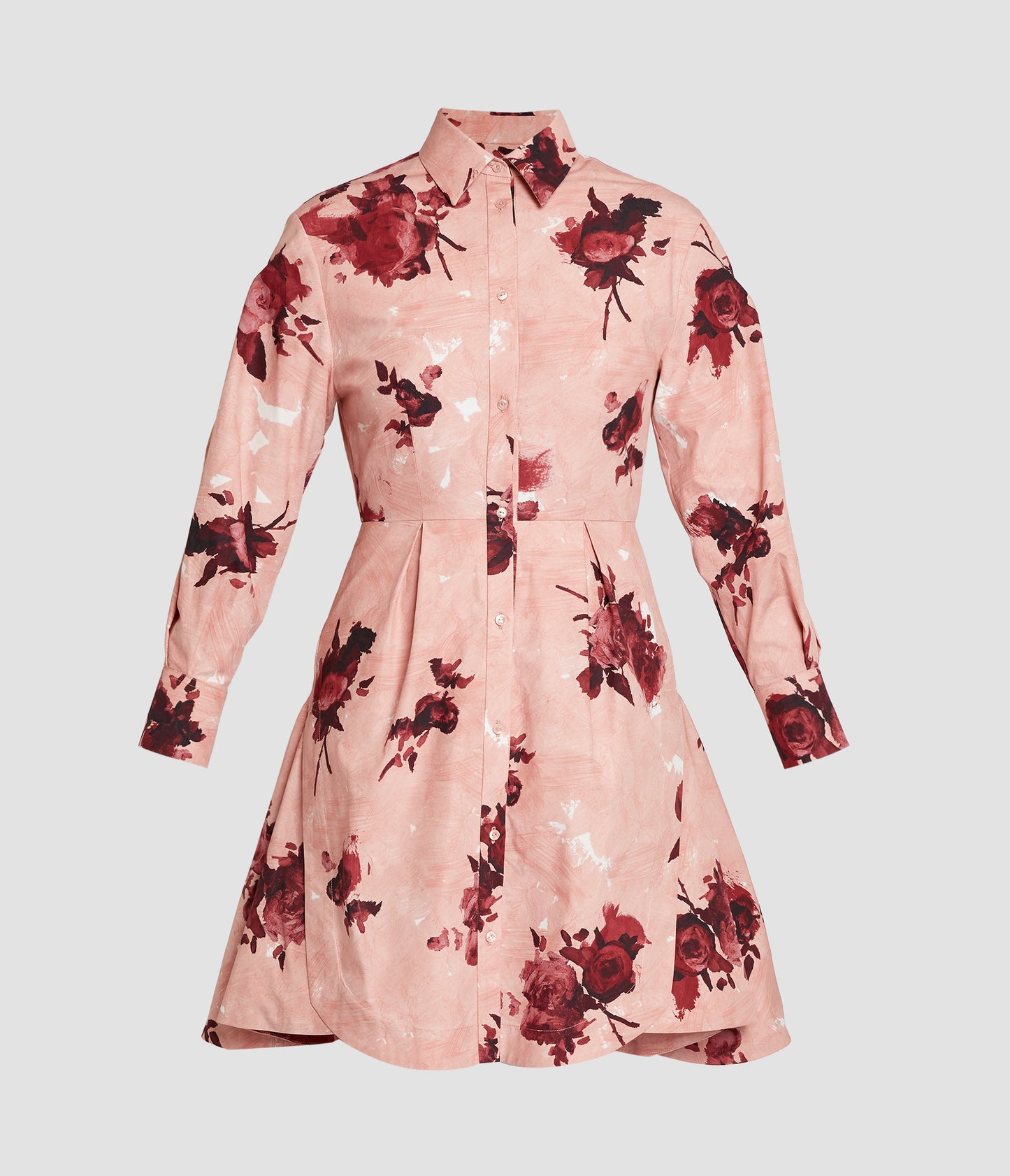Floral Print Flared Mini Dress