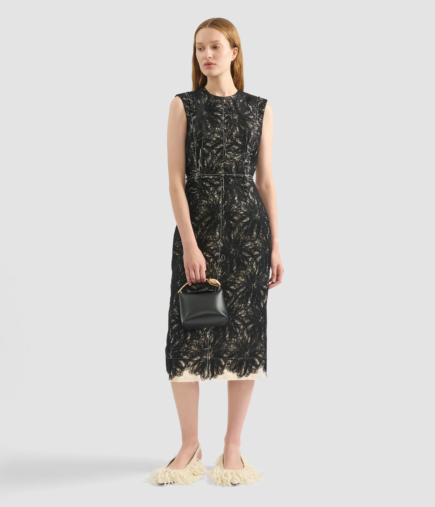Sleeveless Pencil Midi Dress