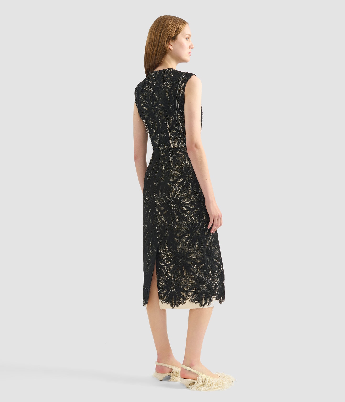 Sleeveless Pencil Midi Dress
