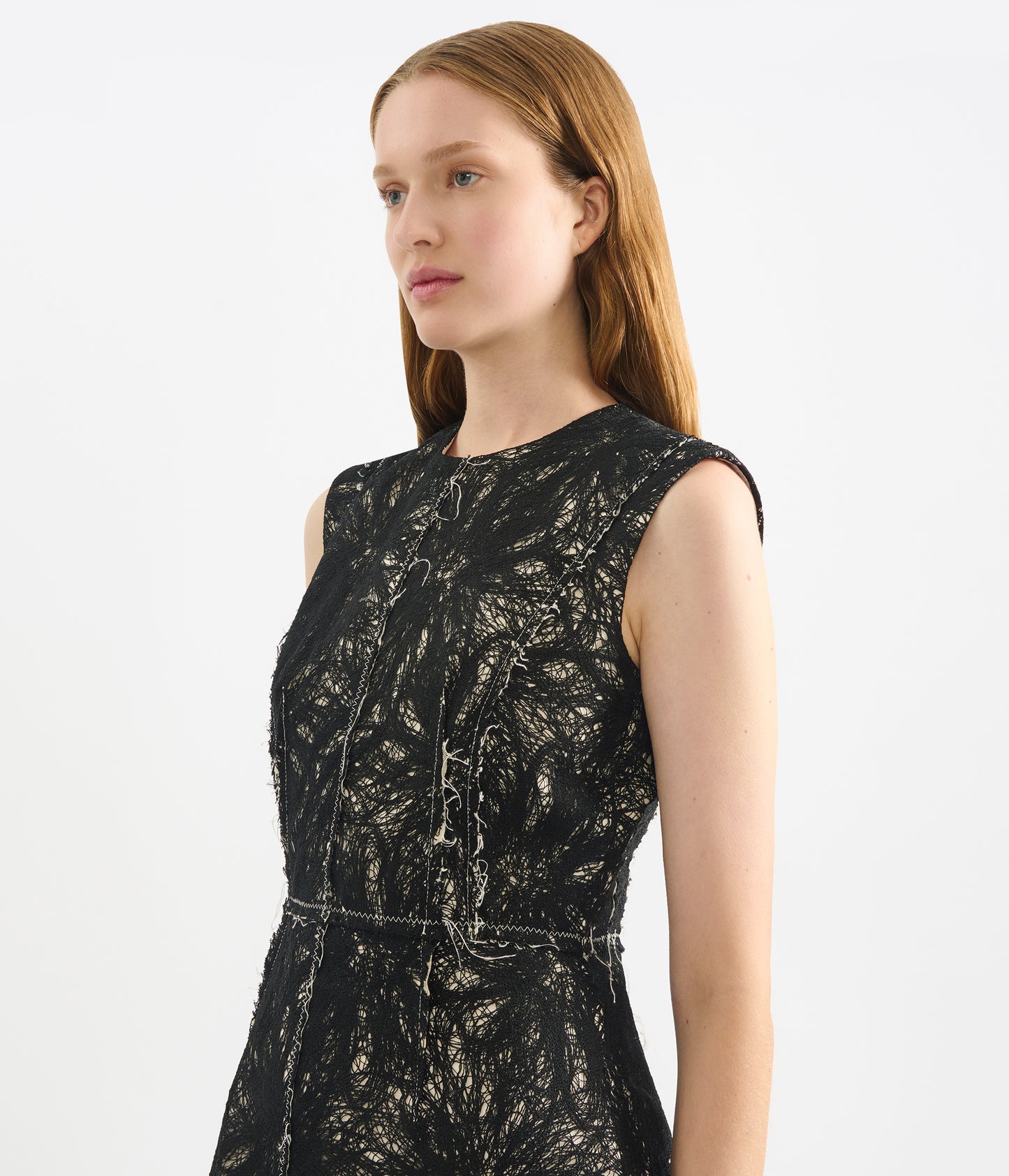 Sleeveless Pencil Midi Dress