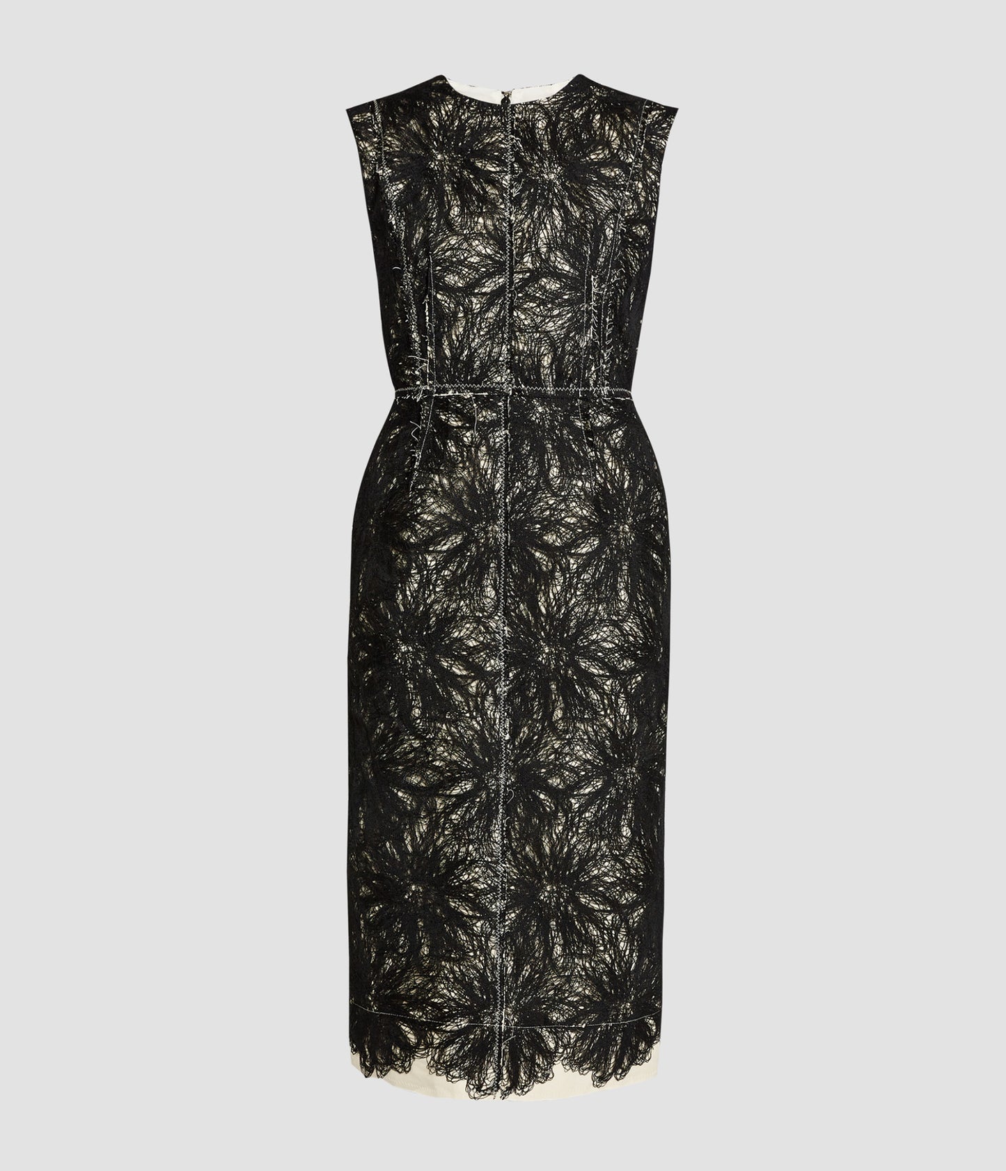 Sleeveless Pencil Midi Dress