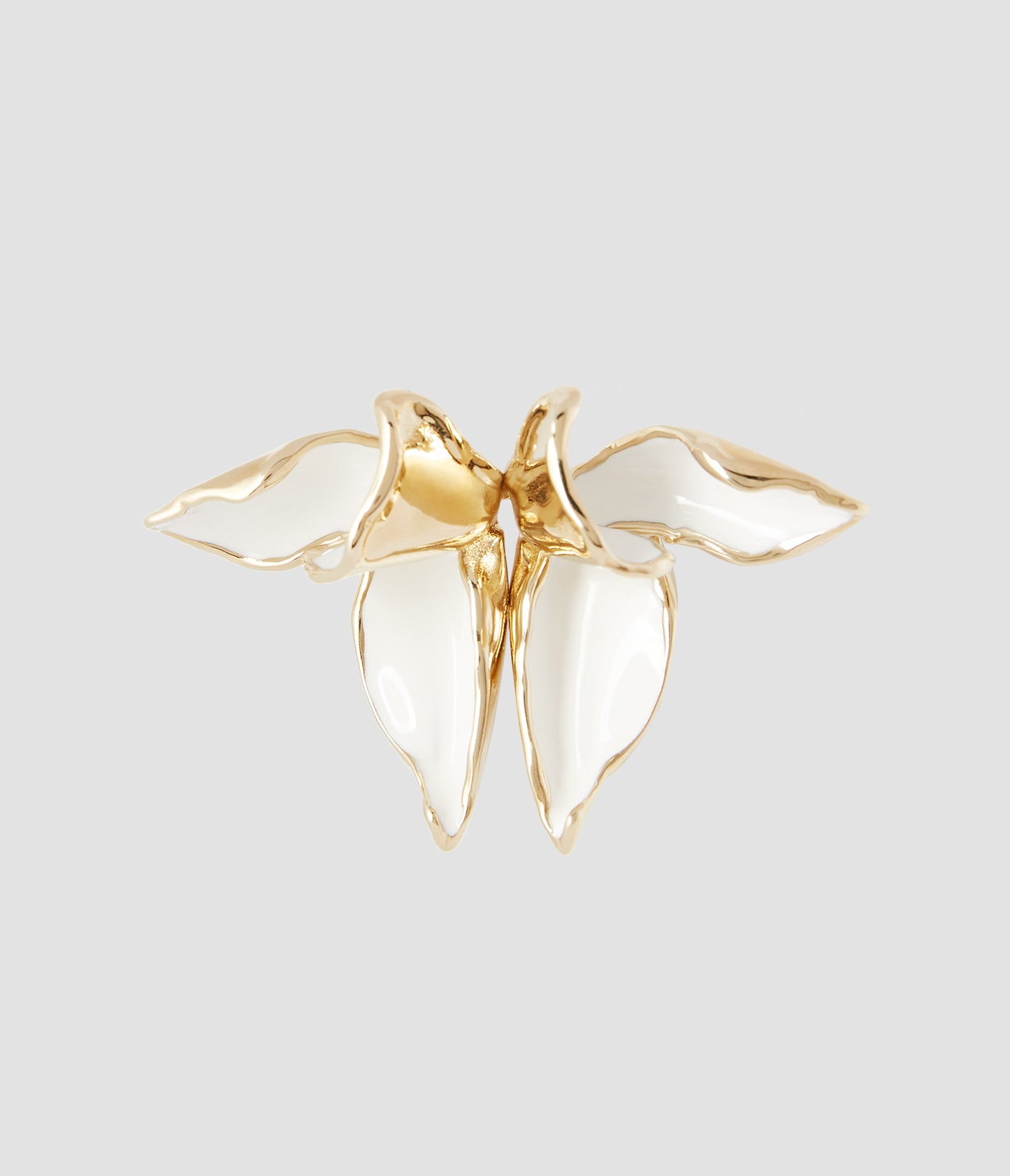 Flower Button Brooch