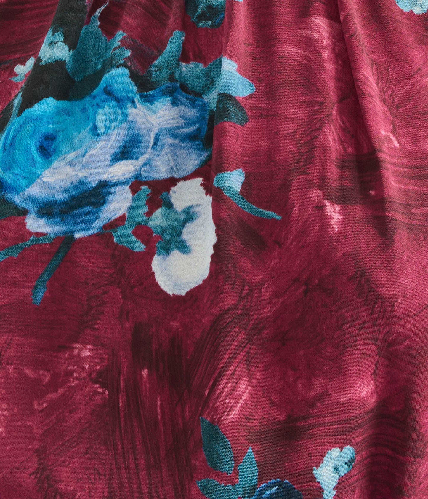 Floral Print Long Sleeve Blouse