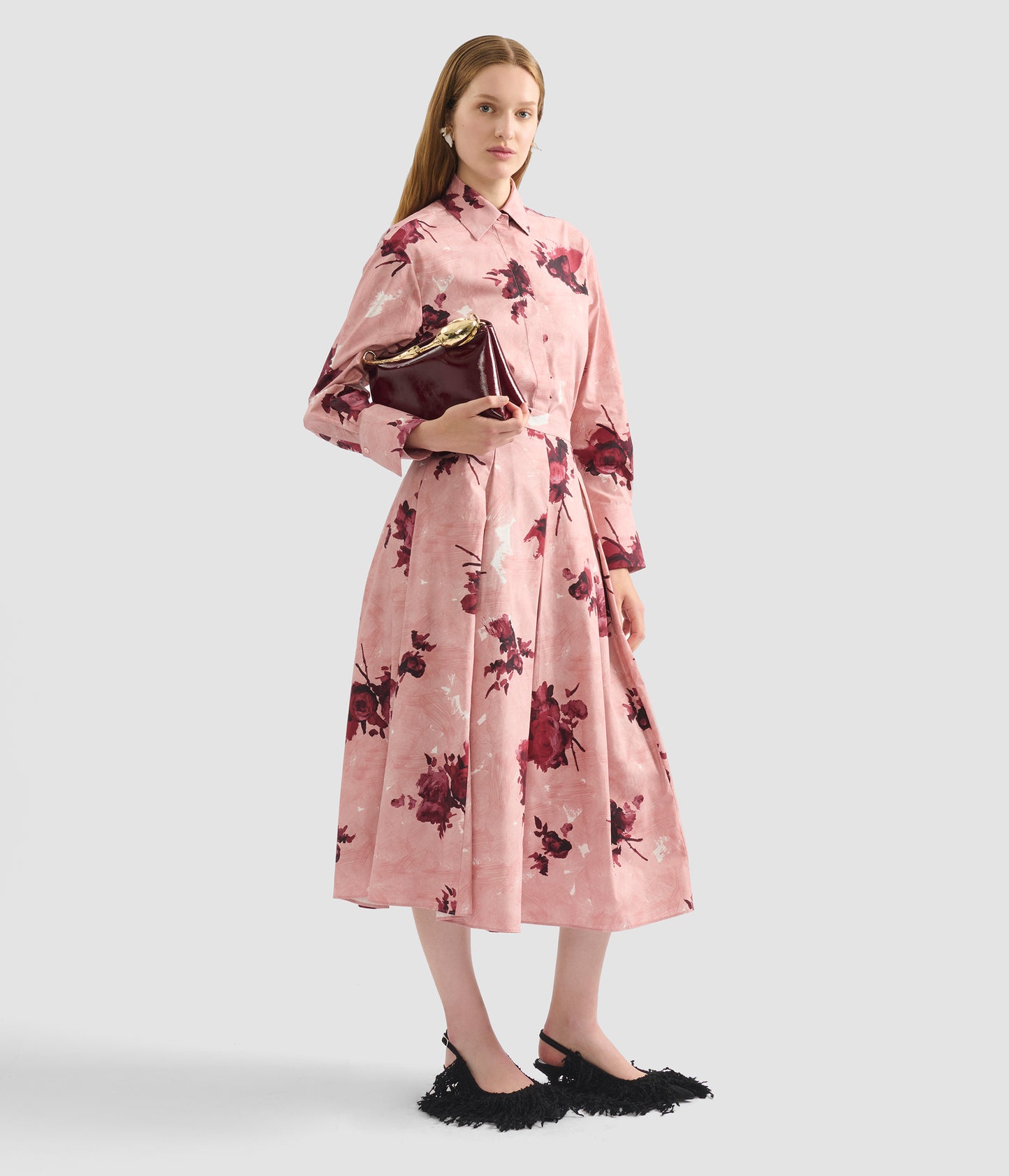 Floral Print Long Sleeve Shirt