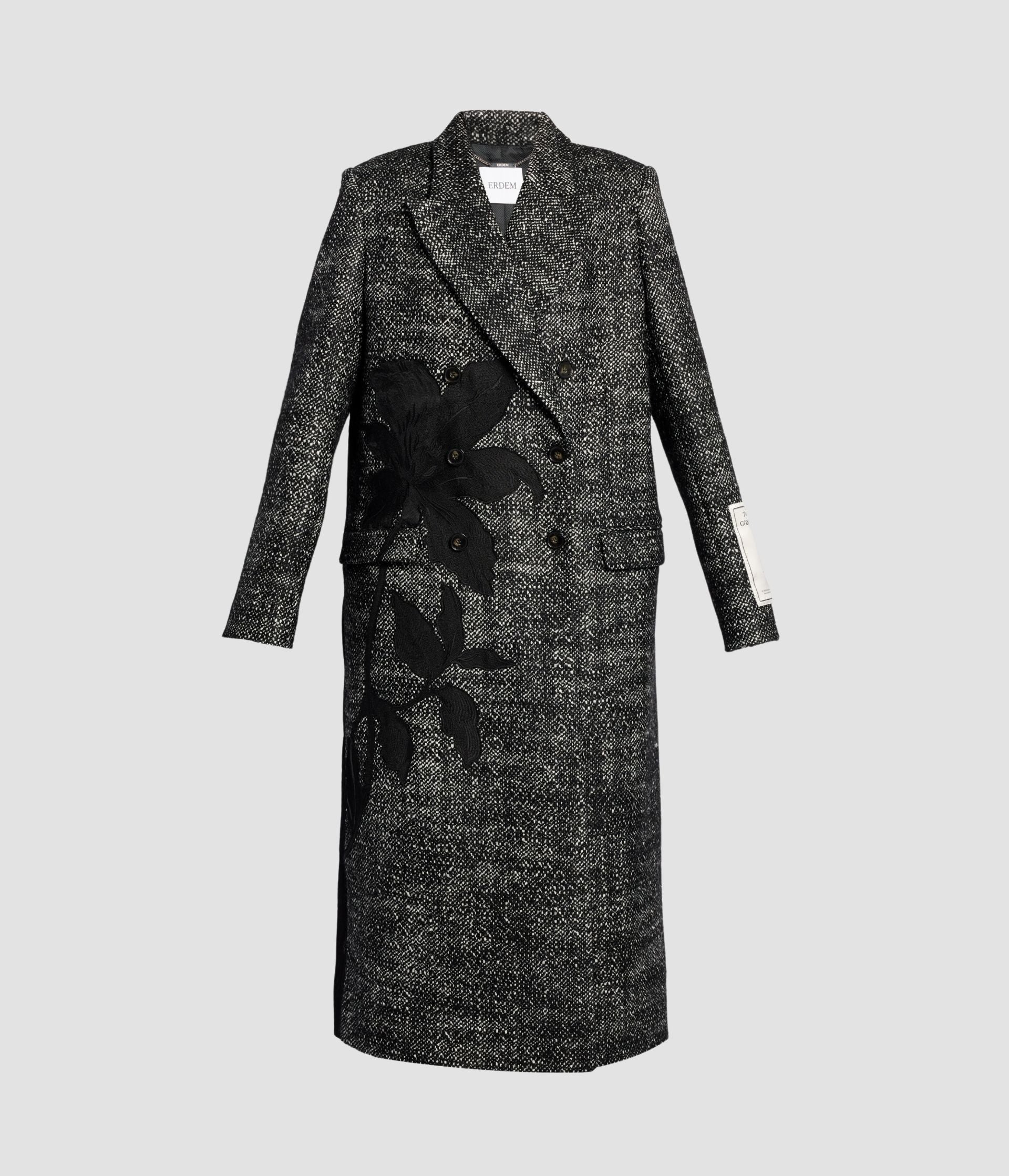 Floral Embroidered Wool Tailored Coat | Erdem.com ERDEM Floral Embroidered Wool Tailored Coat | Erdem.com ERDEM