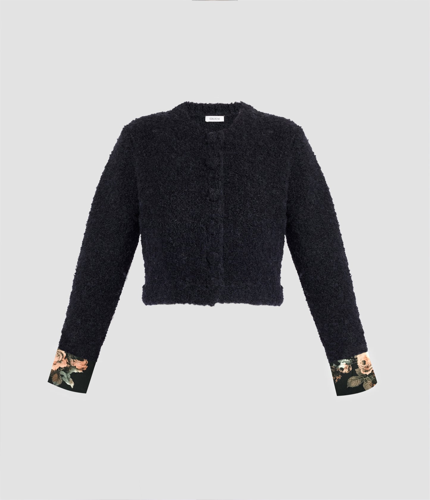 Boucle Alpaca Cardigan