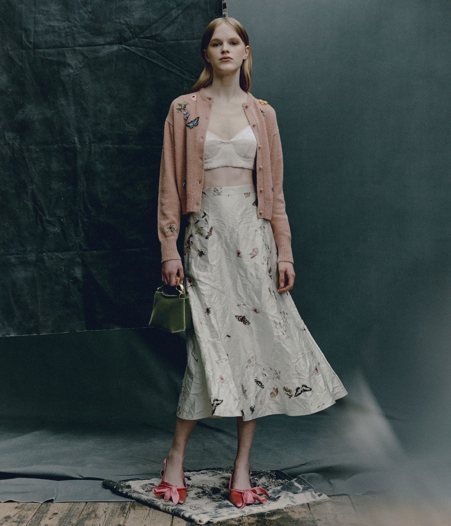 Embellished Crew Neck Cardigan