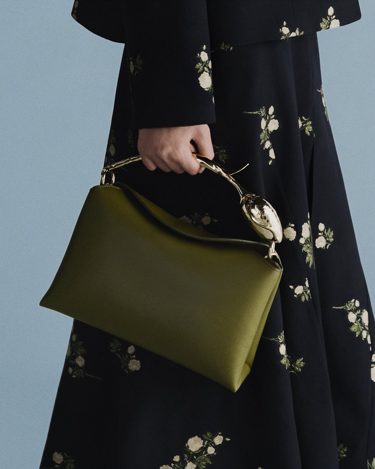 Floral Jacquard Fitted Blazer