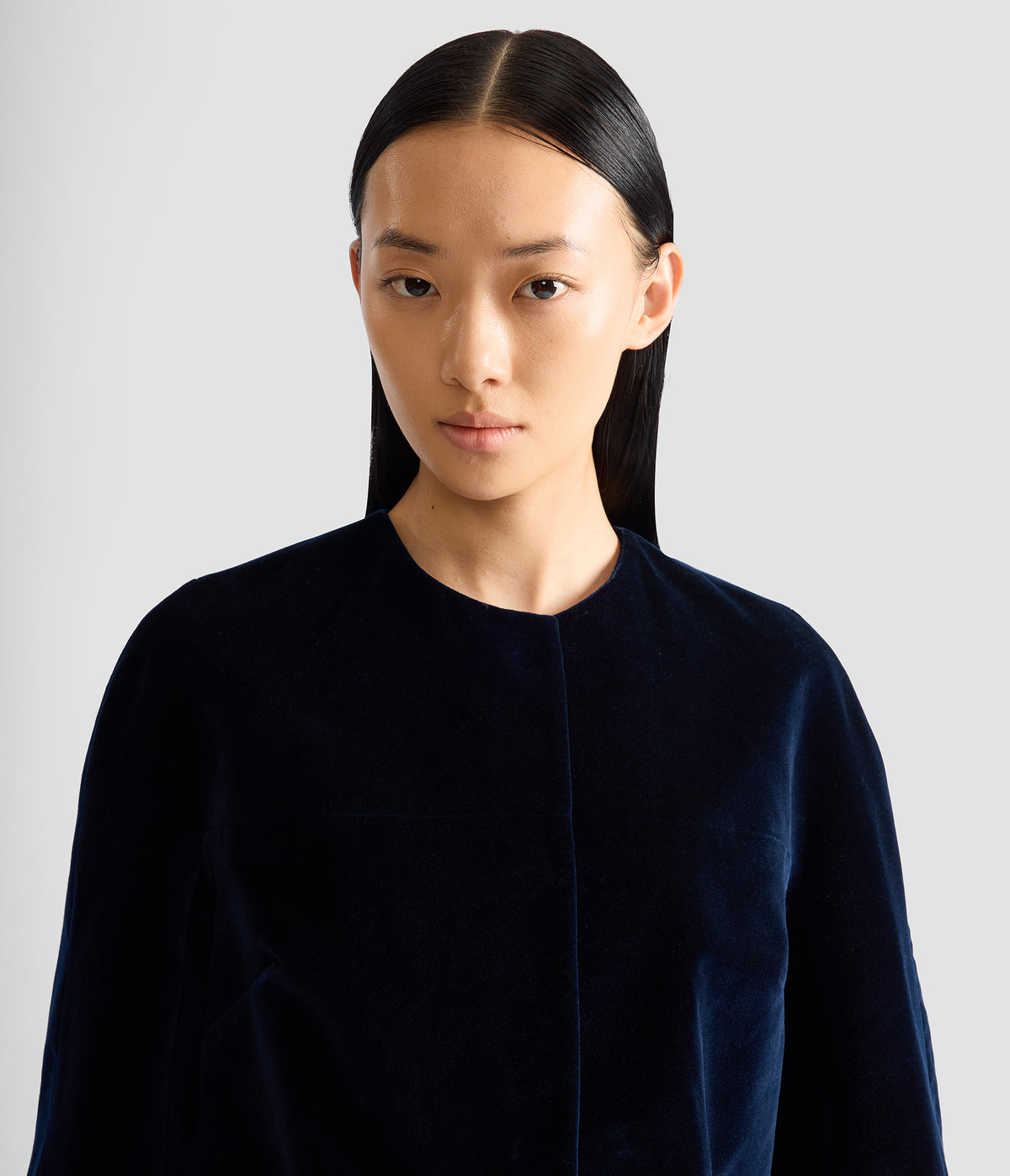 Velvet Cropped Evening Jacket