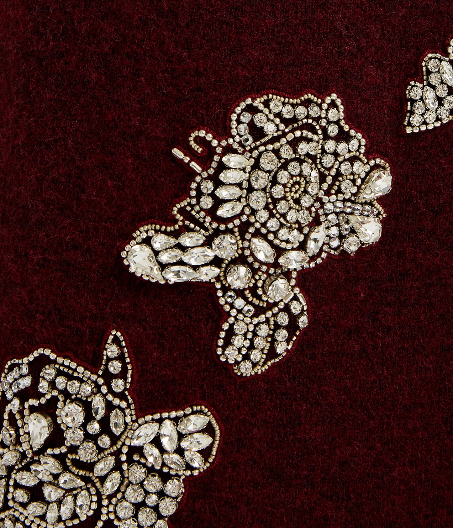 Embellished Knit Pencil Skirt