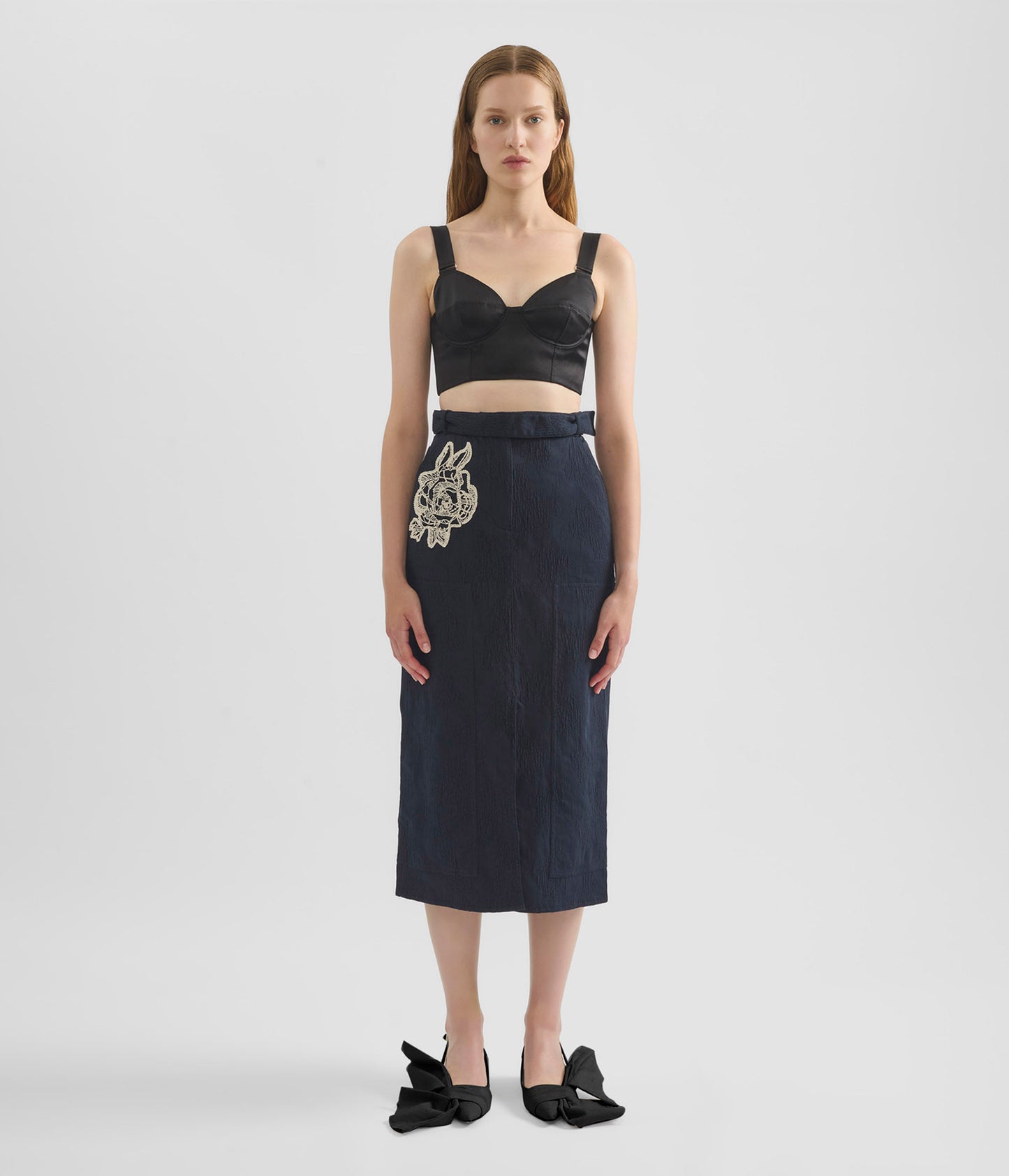 A Line Midi Skirt
