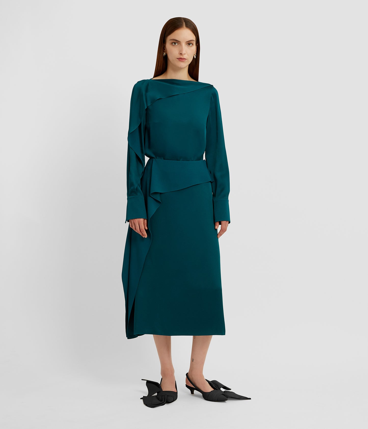 A Line Midi Skirt