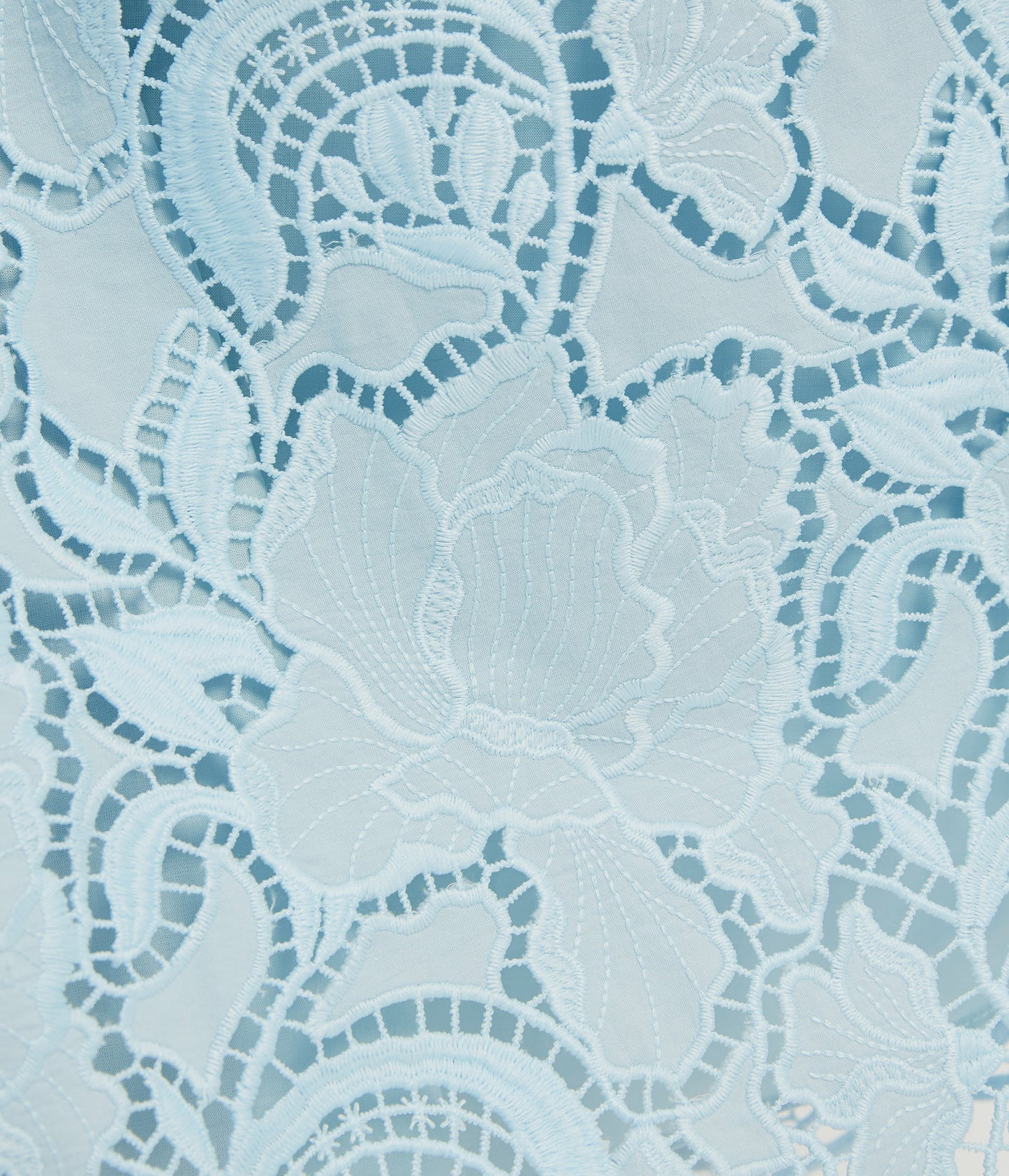 Floral Cutwork Sleeveless Top