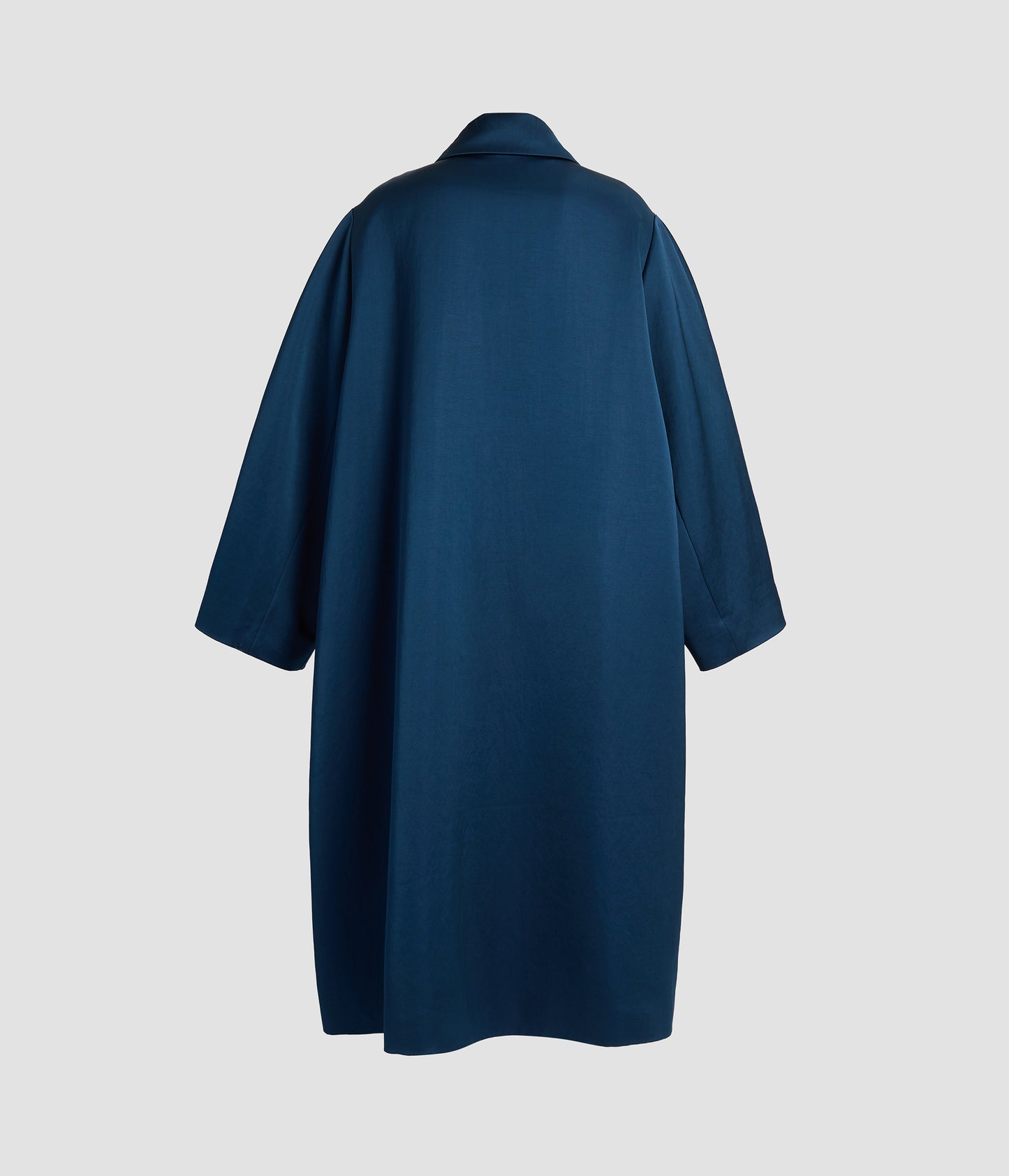 Embroidered Heavy Satin Coat