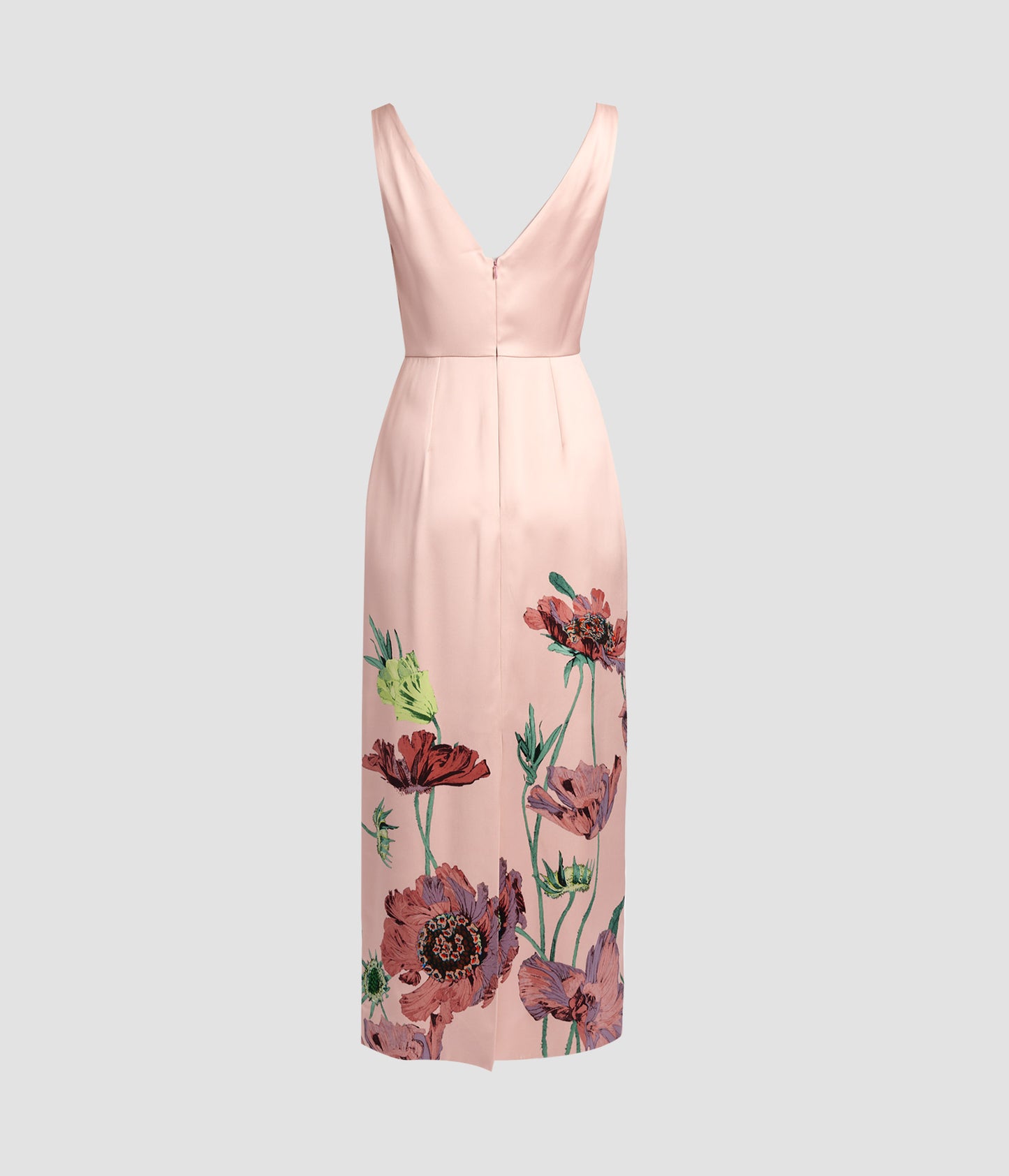 Floral Duchess Midi Pencil Dress