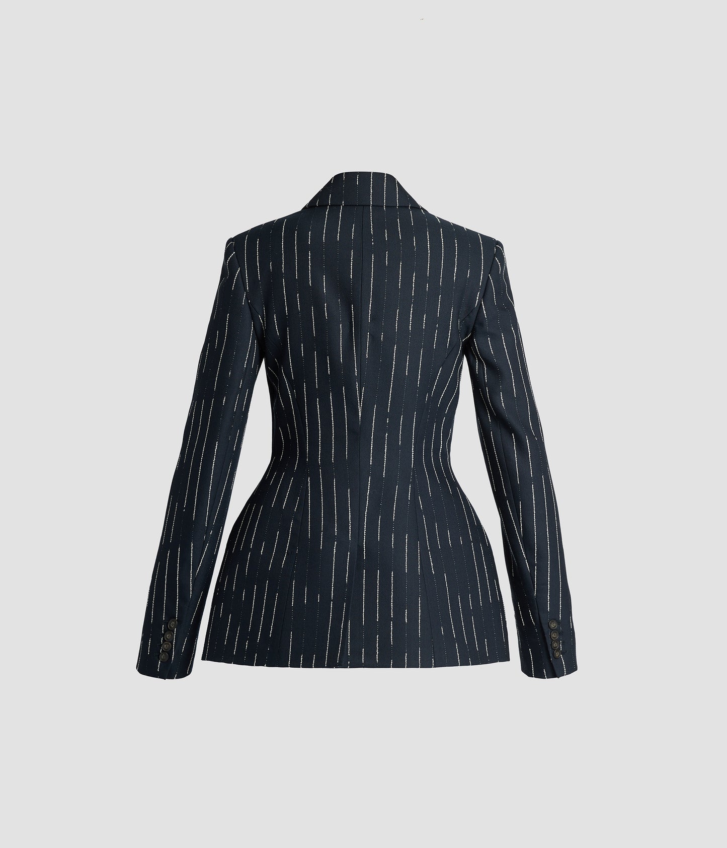 Stripe Tailoring Fitted Blazer