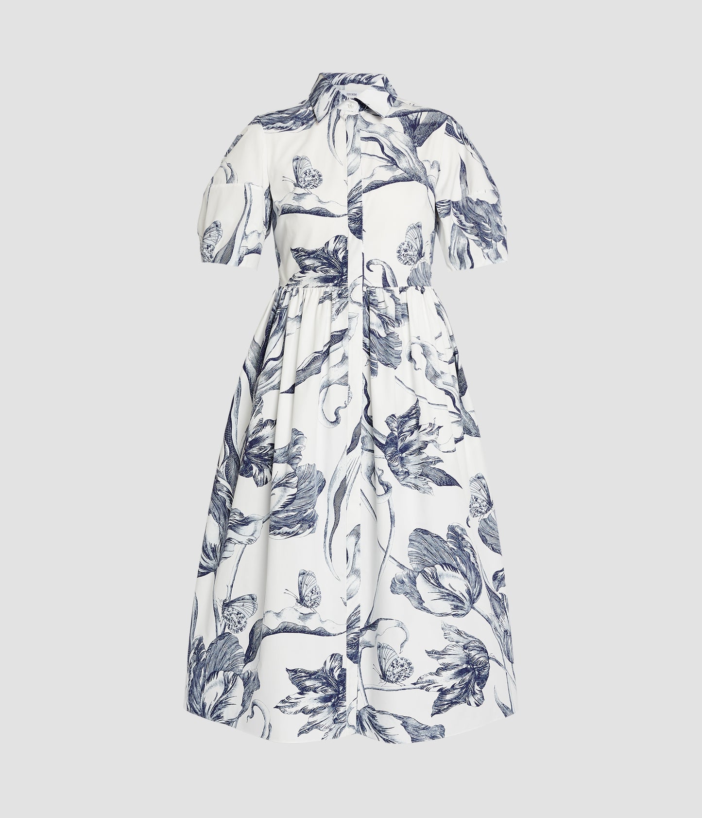 Short Sleeve Midi Shirt Dress
