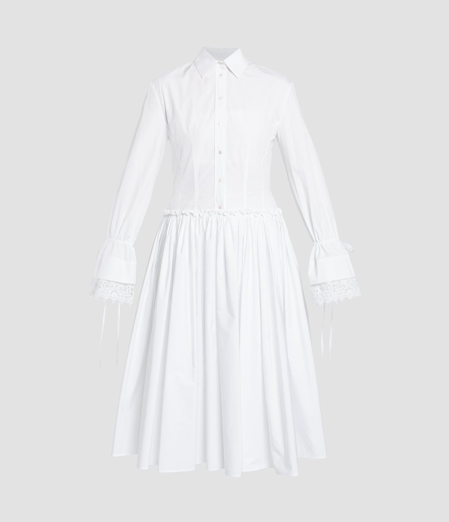 Cotton Poplin Shirt Dress