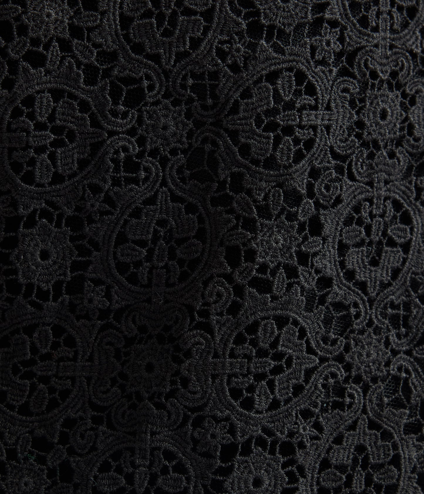 Guipure Lace Short Sleeve Blouse