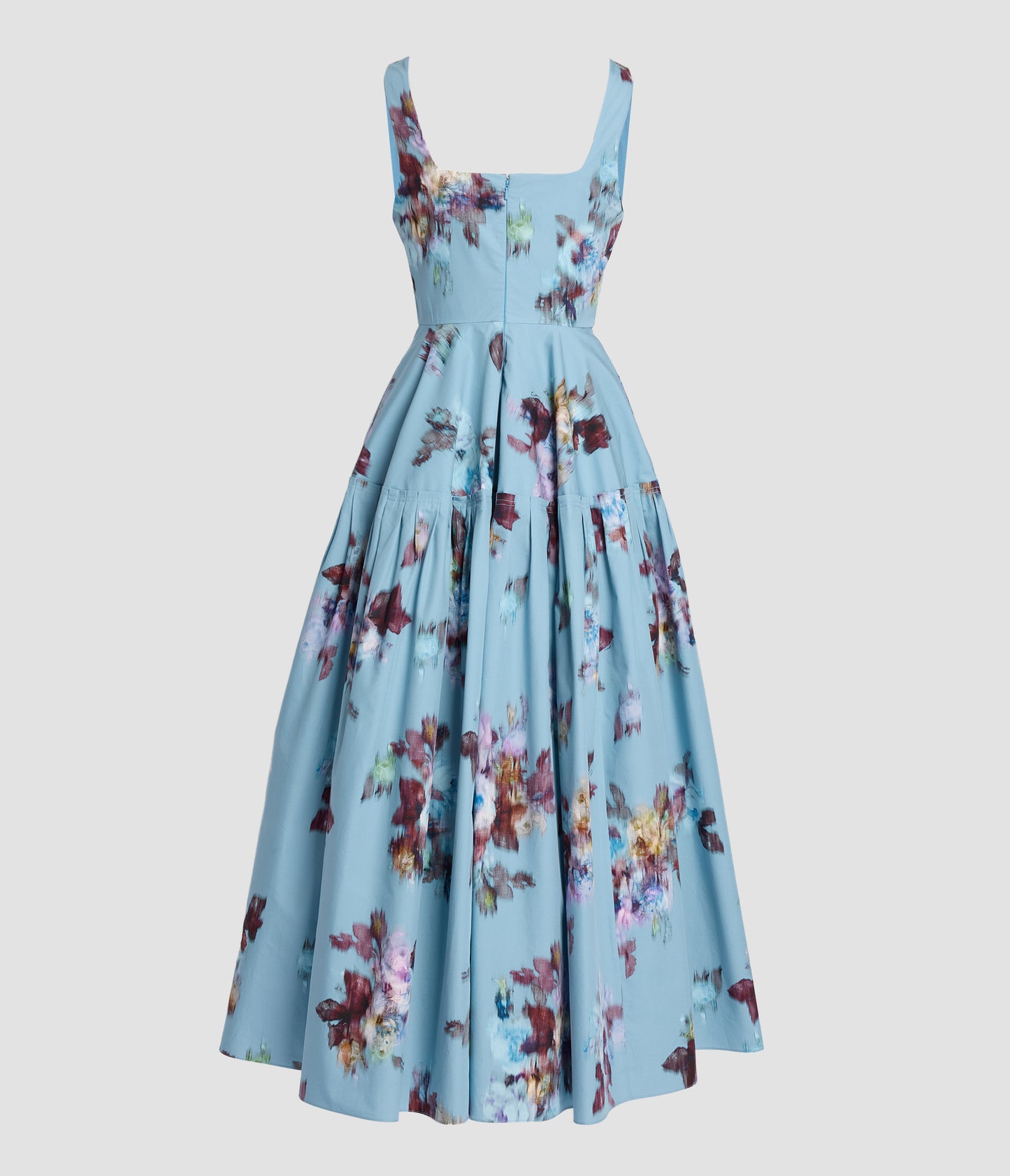 Floral Cotton Poplin Sleeveless Dress