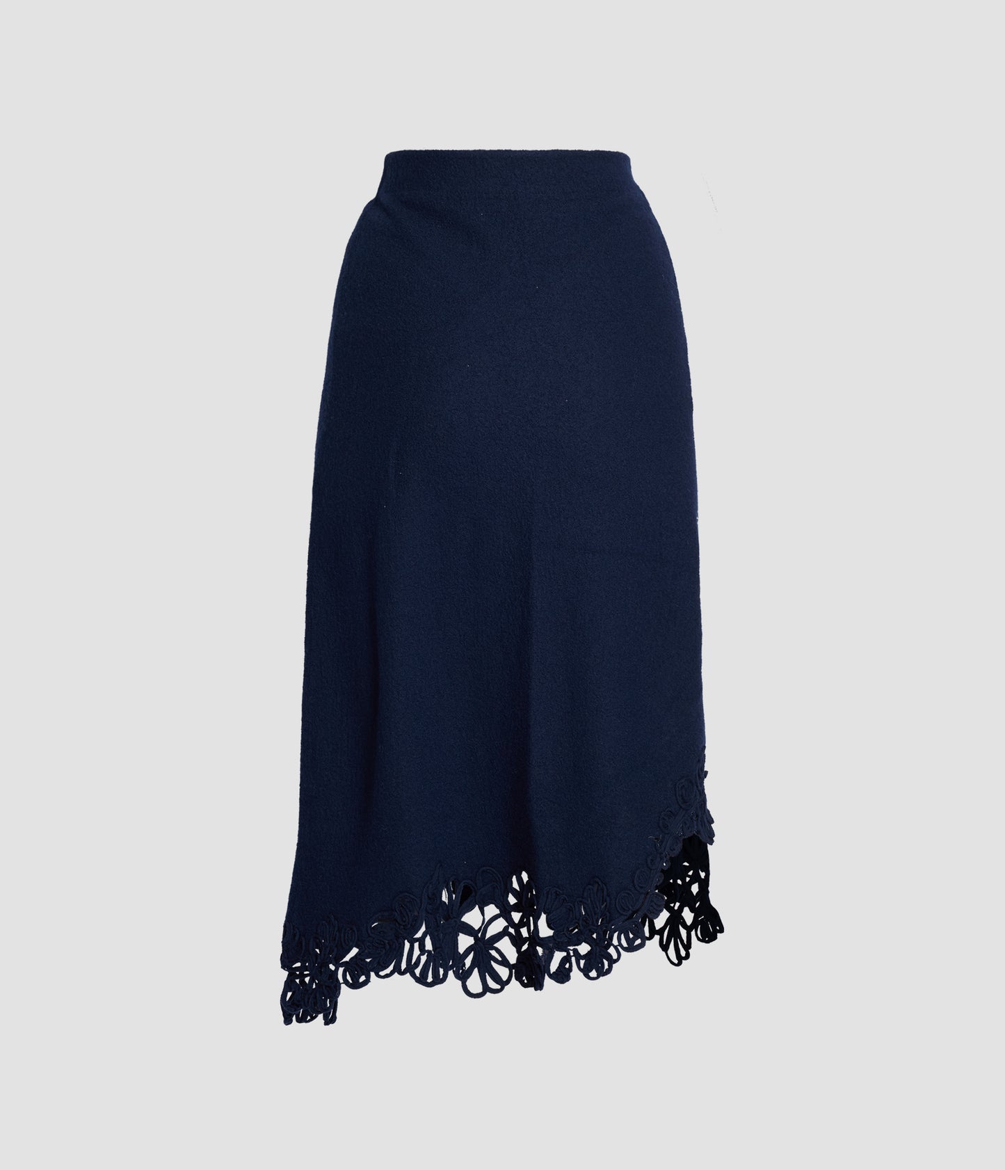 Cutout Midi Knit Skirt