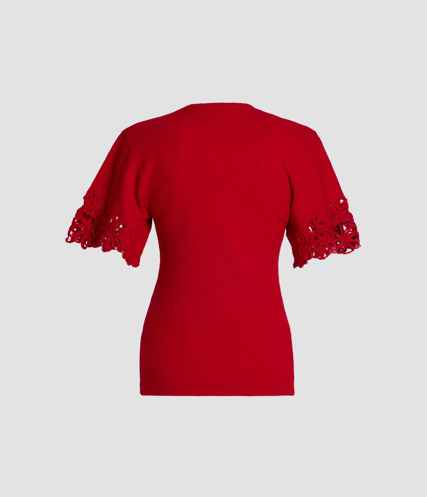 Cutout Short Sleeve Knit Top