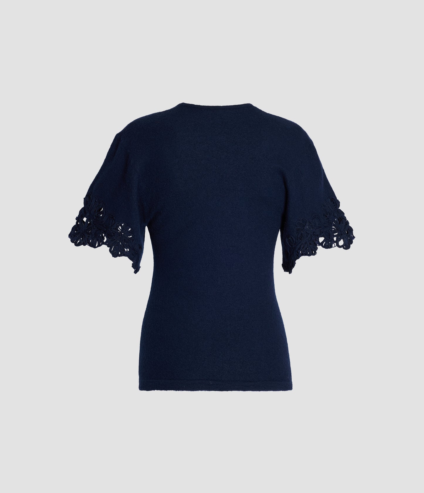 Cutout Short Sleeve Knit Top
