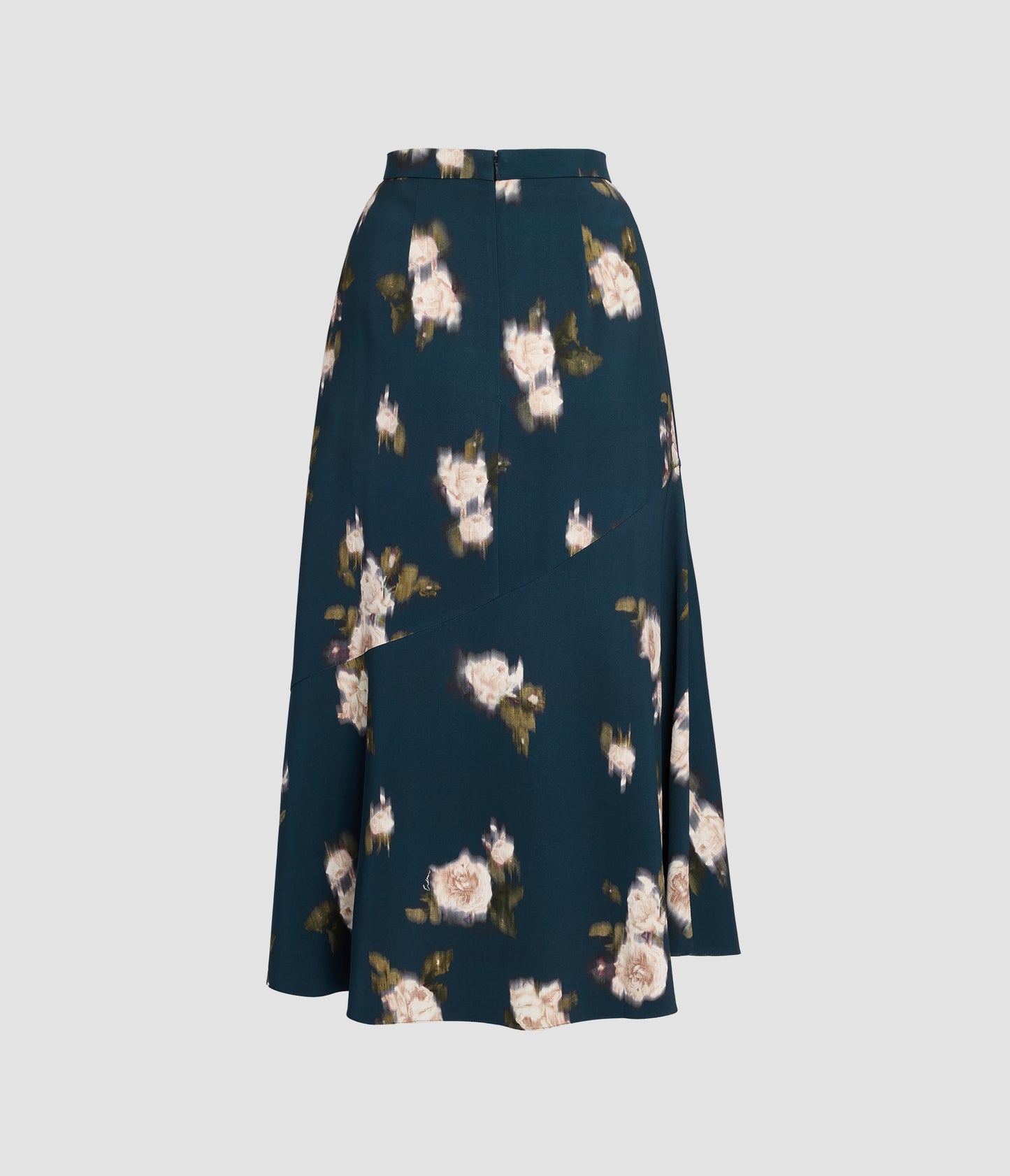 Floral Cady Midi Skirt