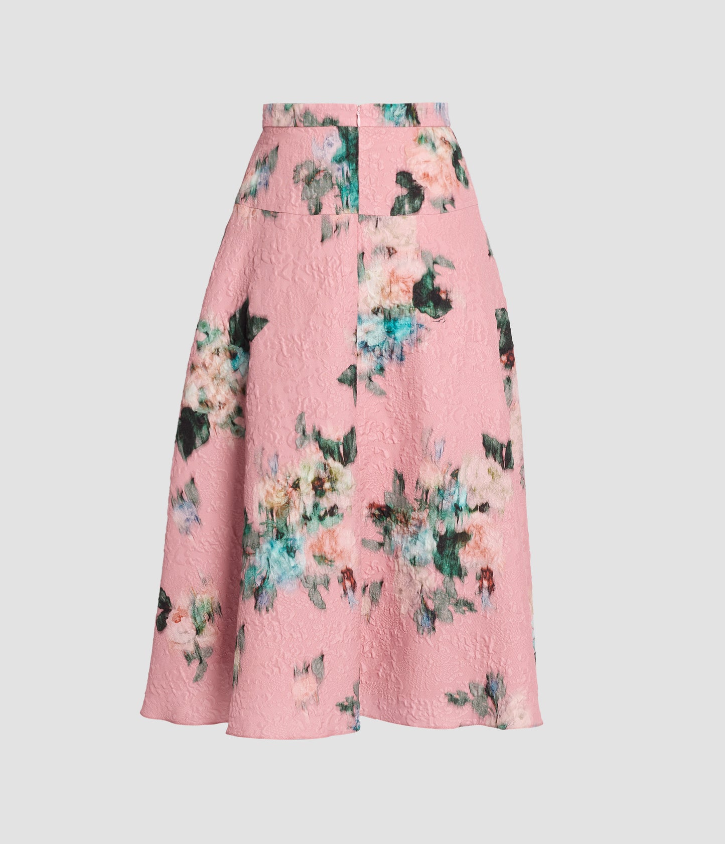 Floral Matelasse Midi Skirt