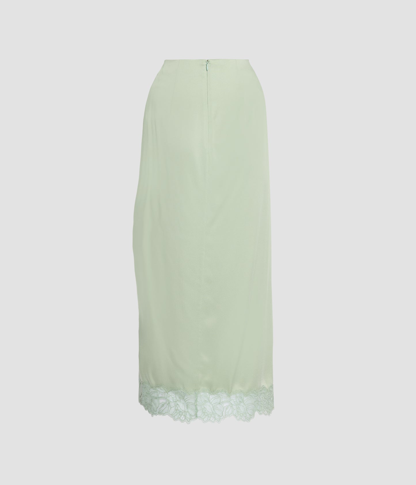 Satin Cady A Line Skirt