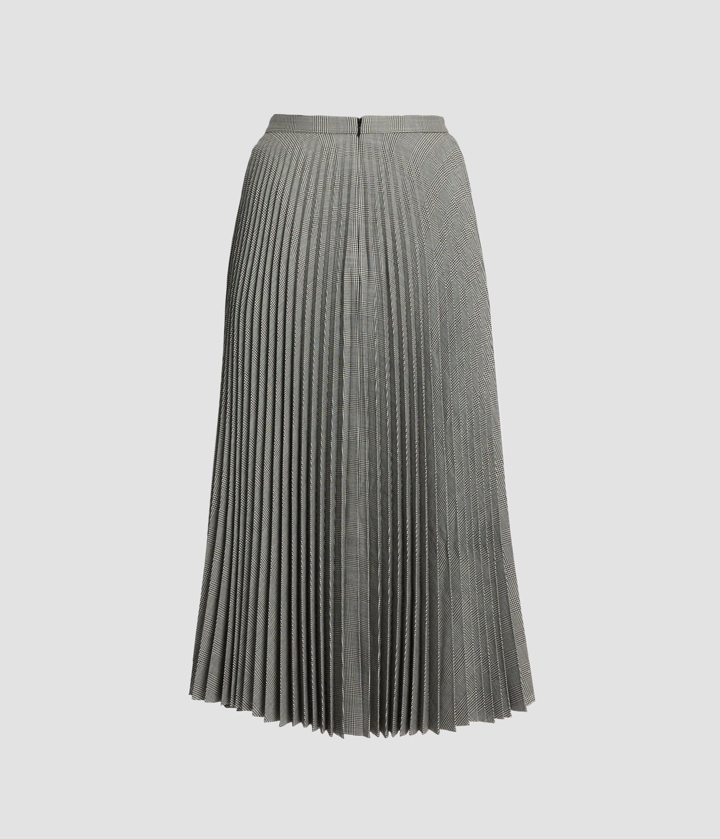 Floral Print Pleated Midi Skirt