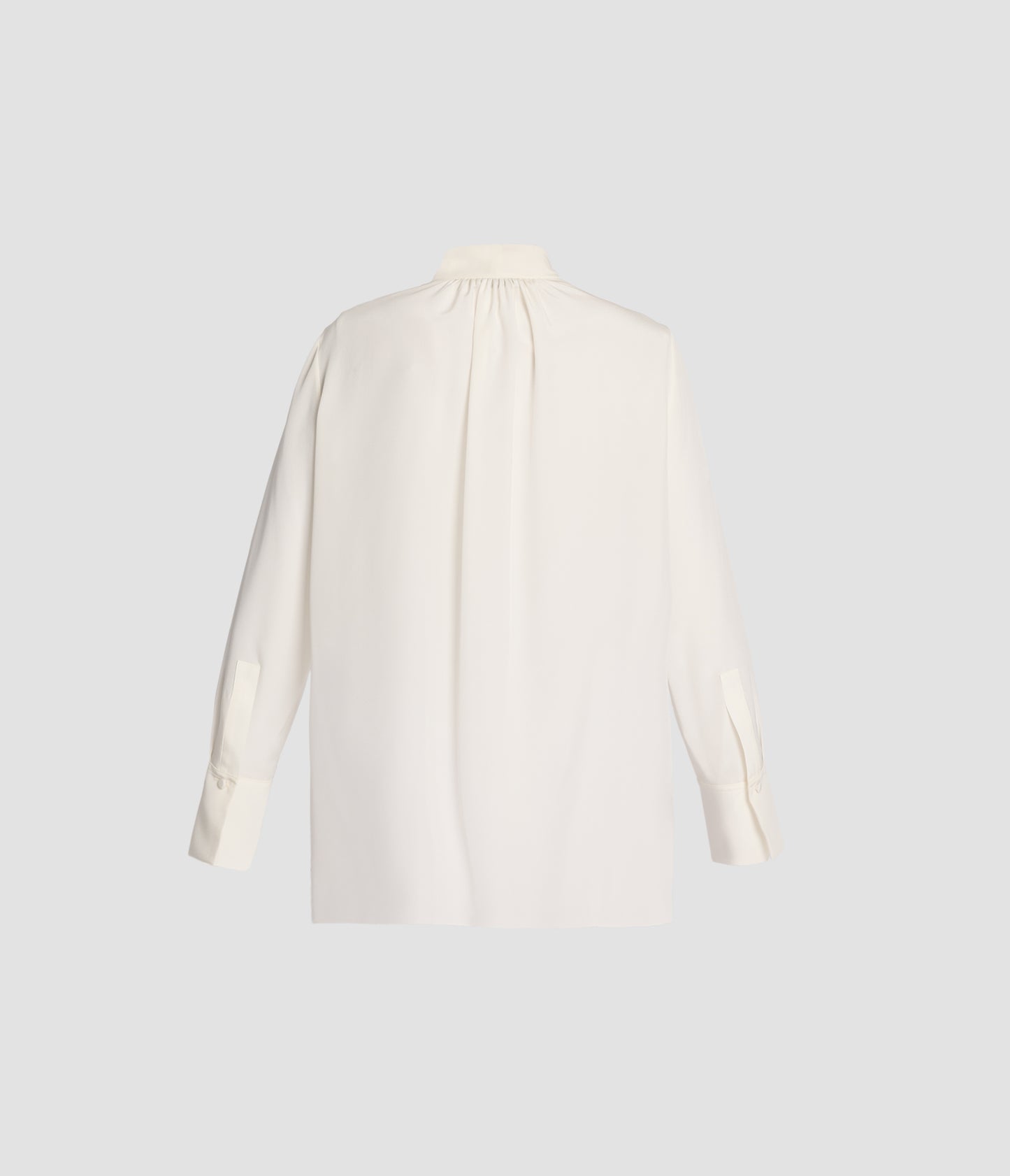Floral Crepe De Chine Long Sleeve Shirt