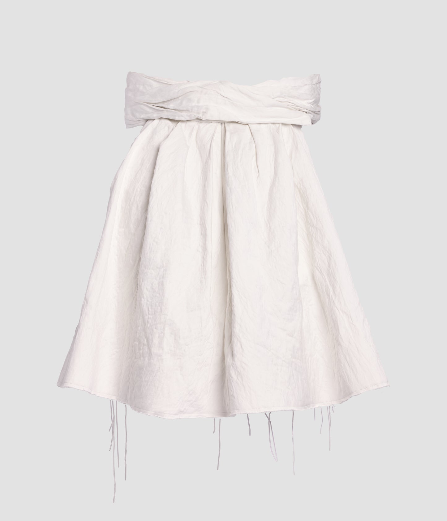 Embroidered Cotton Off Shoulder Mini Dress