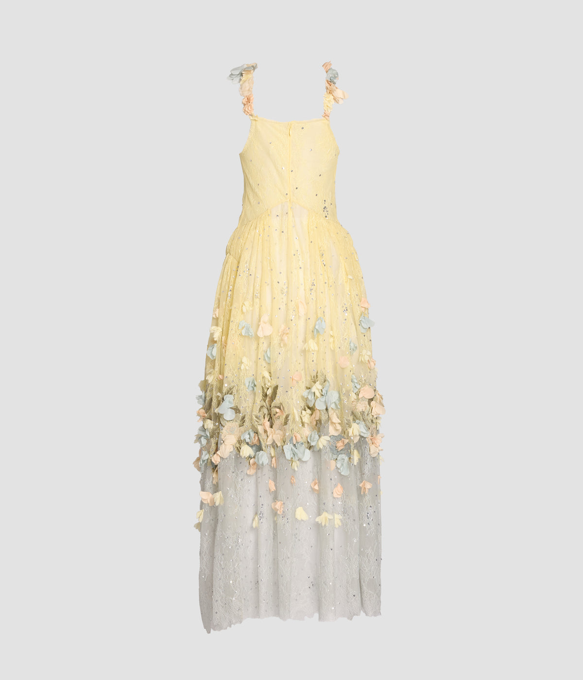 Embroidered Floral Lace Dress