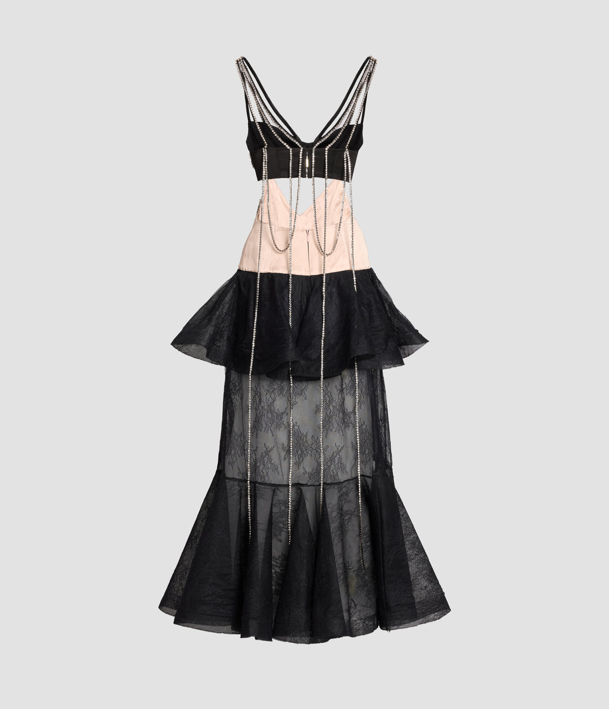 Floral Lace Sleeveless Midi Dress
