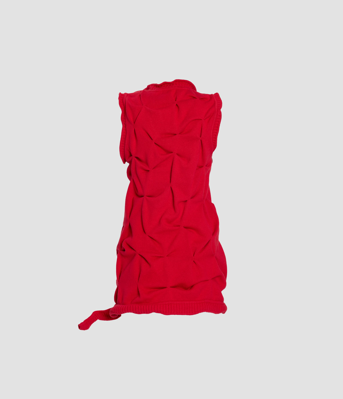 Crinkle Cotton Wool Blend Jumper