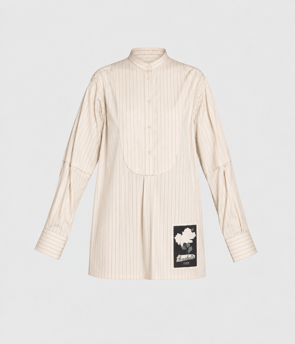 Pinstripe Long Sleeve Oversized Shirt