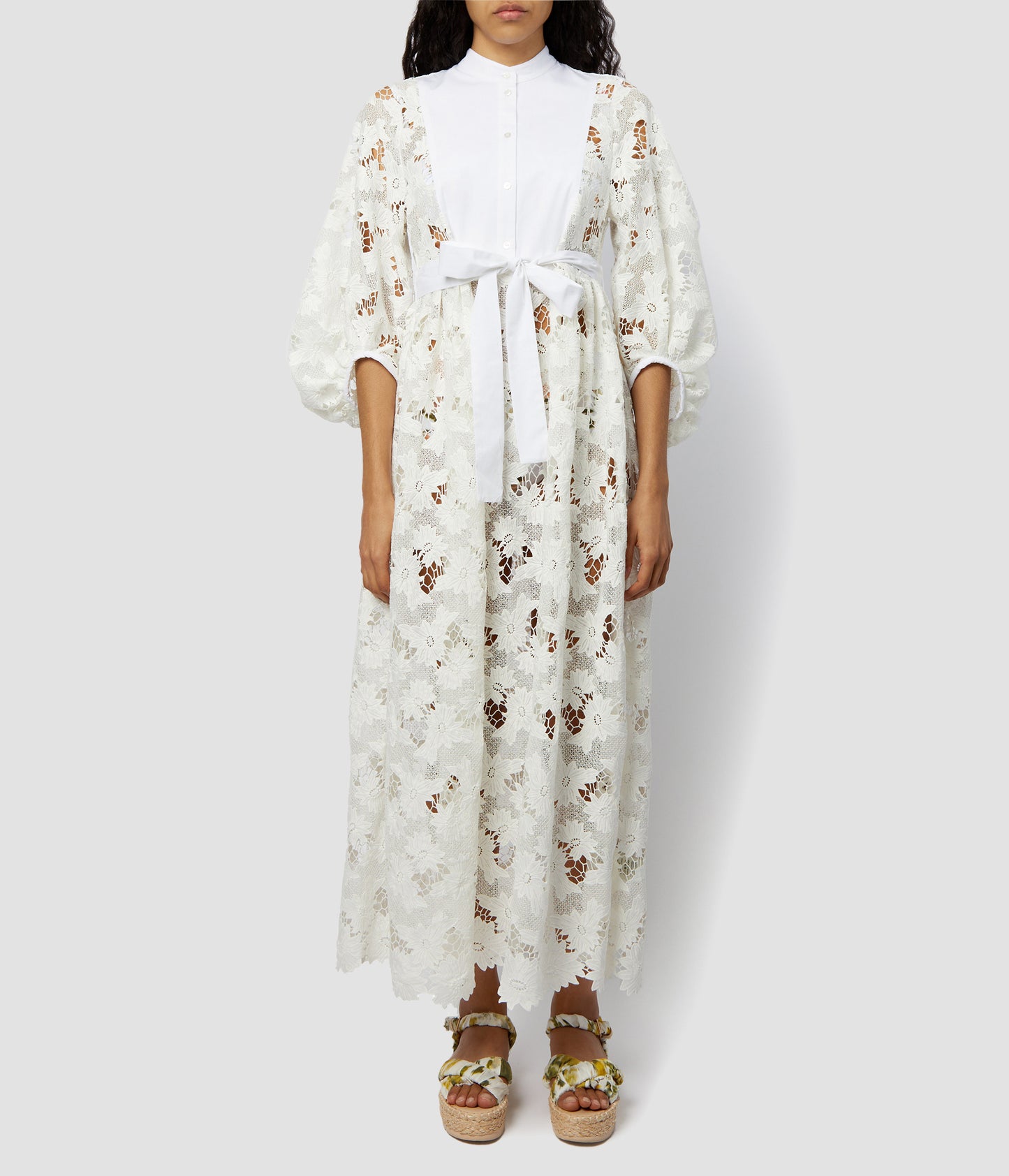 Nairne Dress Cotton Floral Guipure