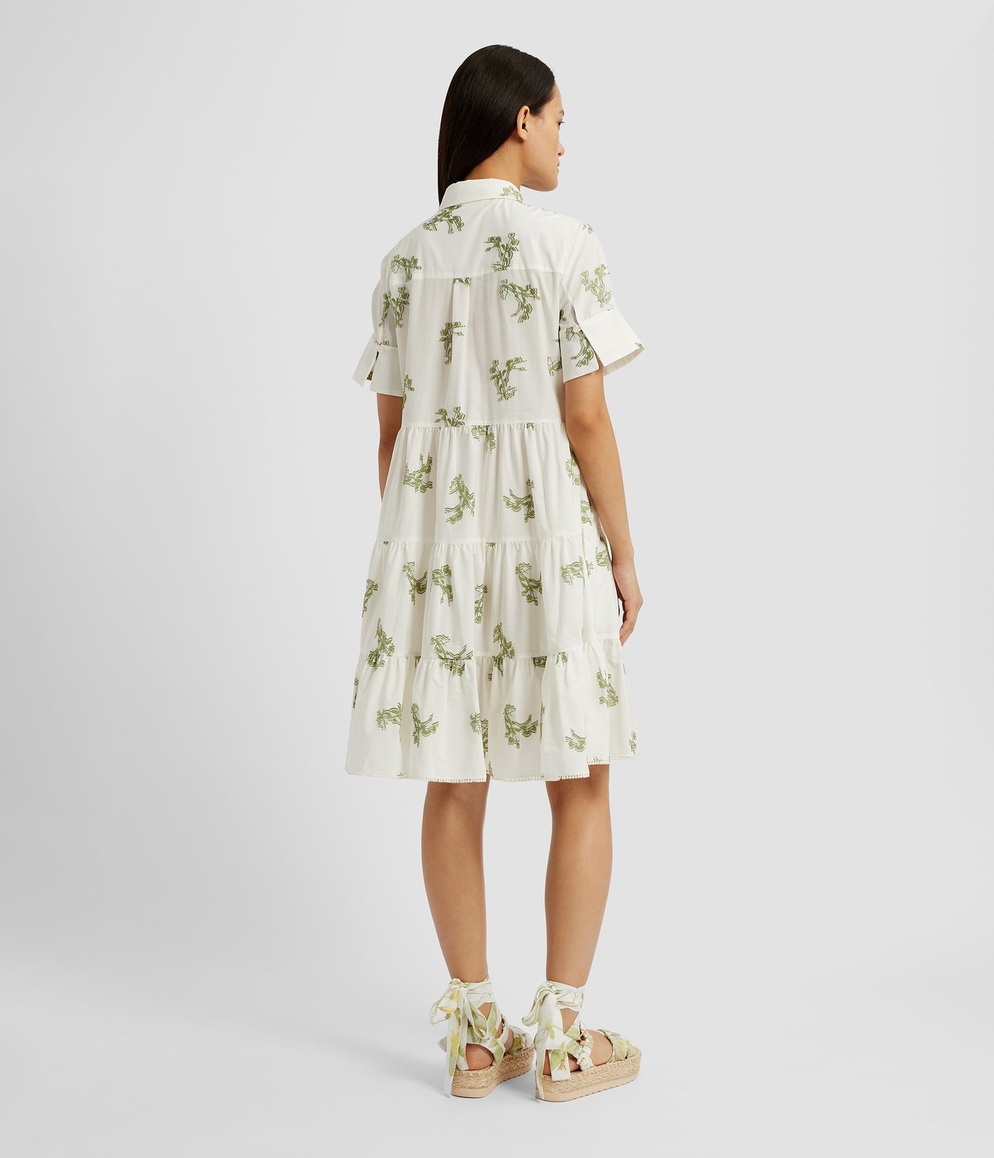 Short Sleeve Mini Shirt Dress