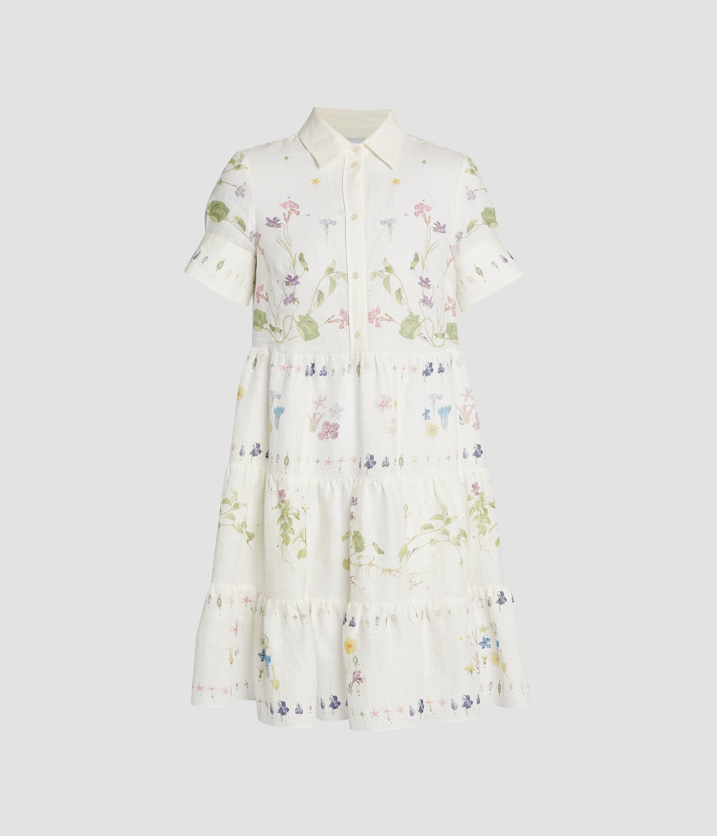 Short Sleeve Mini Shirt Dress