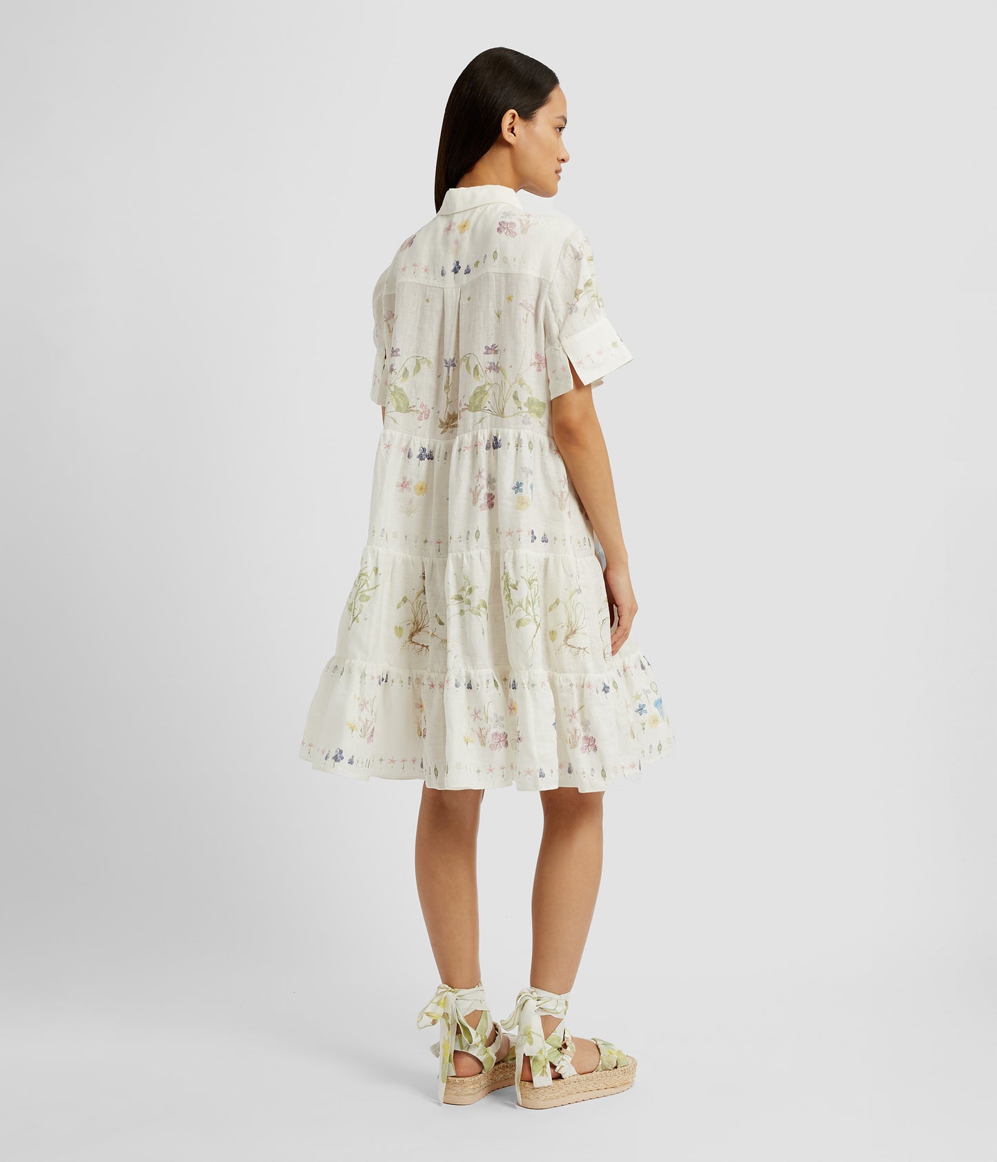 Short Sleeve Mini Shirt Dress