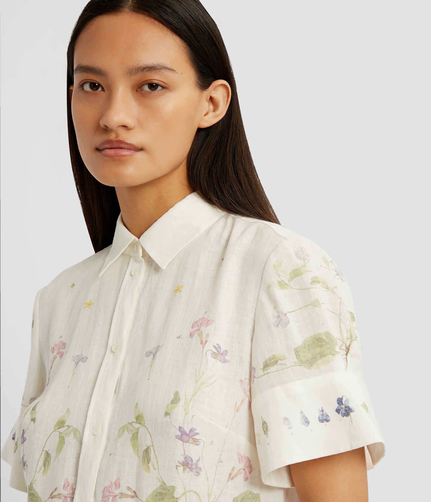 Short Sleeve Mini Shirt Dress