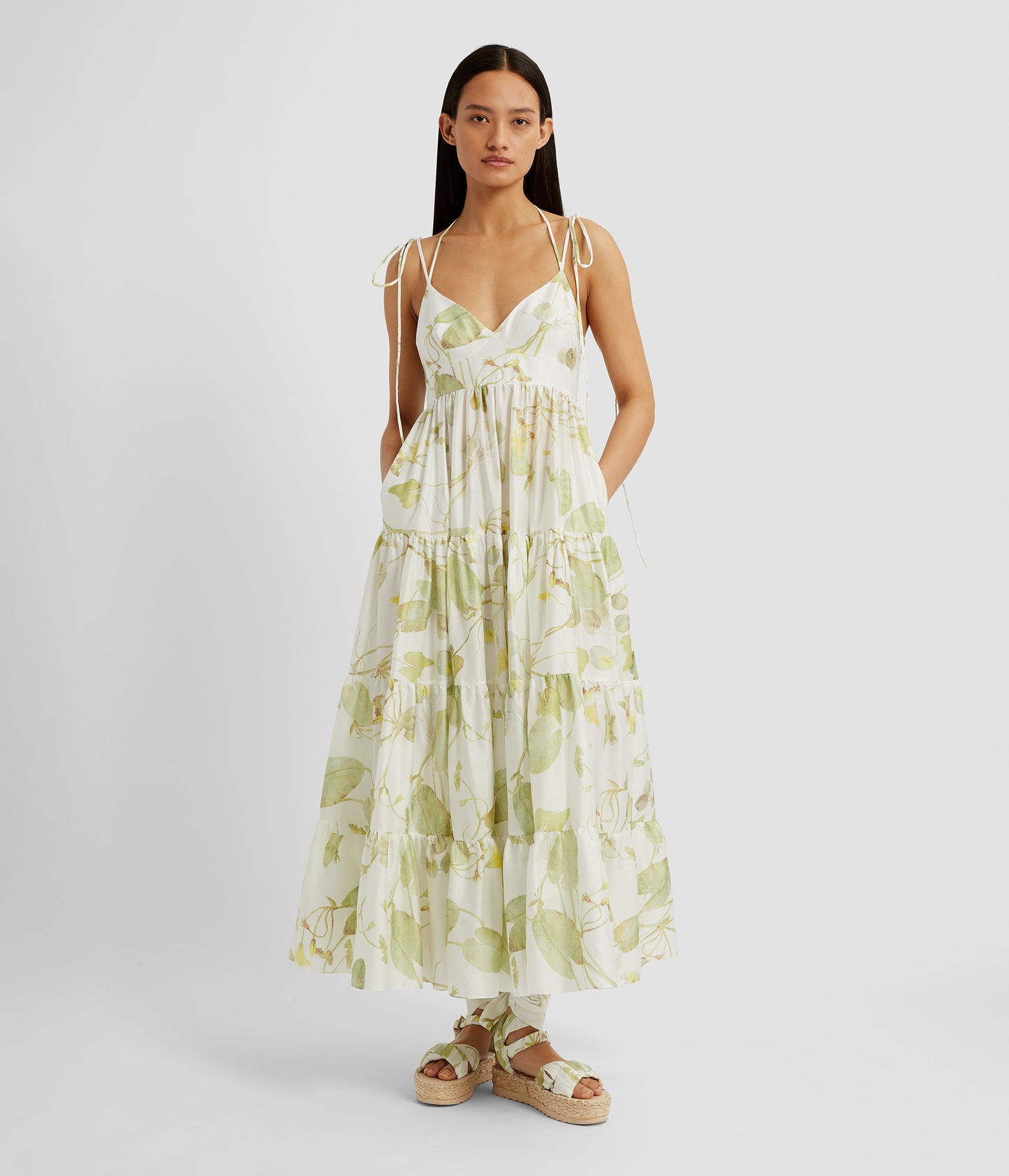 Strappy Fit And Flare Dress