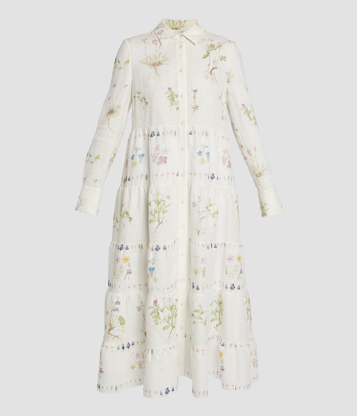 Long Sleeve Midi Shirt Dress