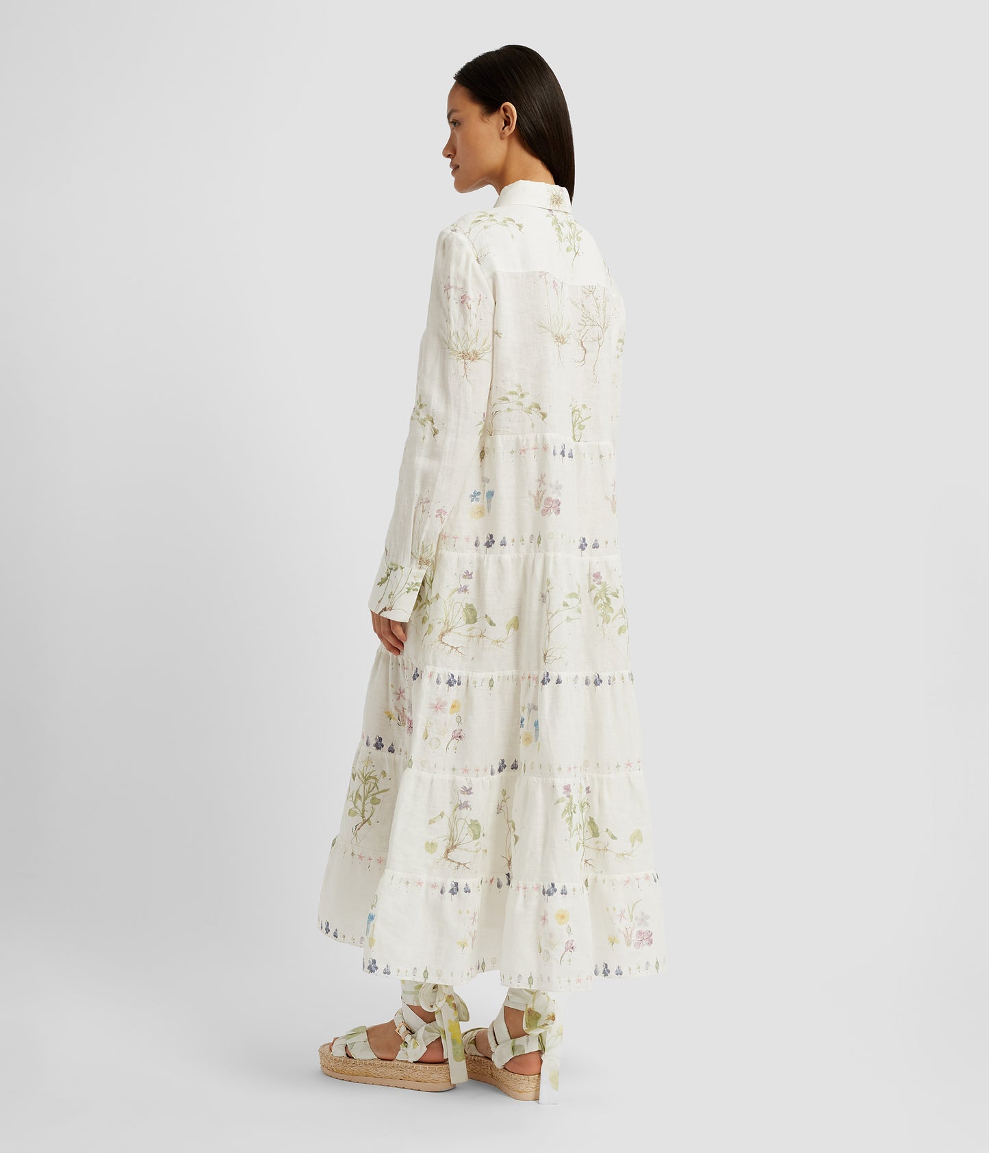Long Sleeve Midi Shirt Dress