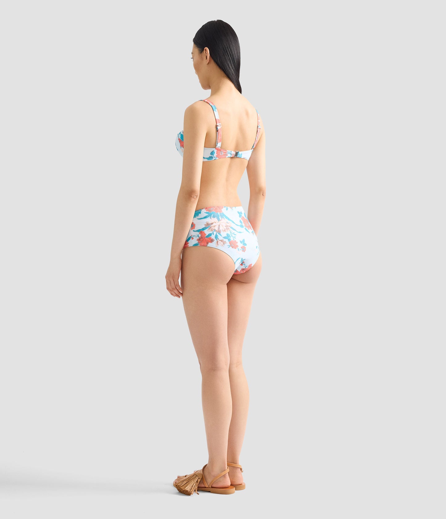Floral Print Bikini Top